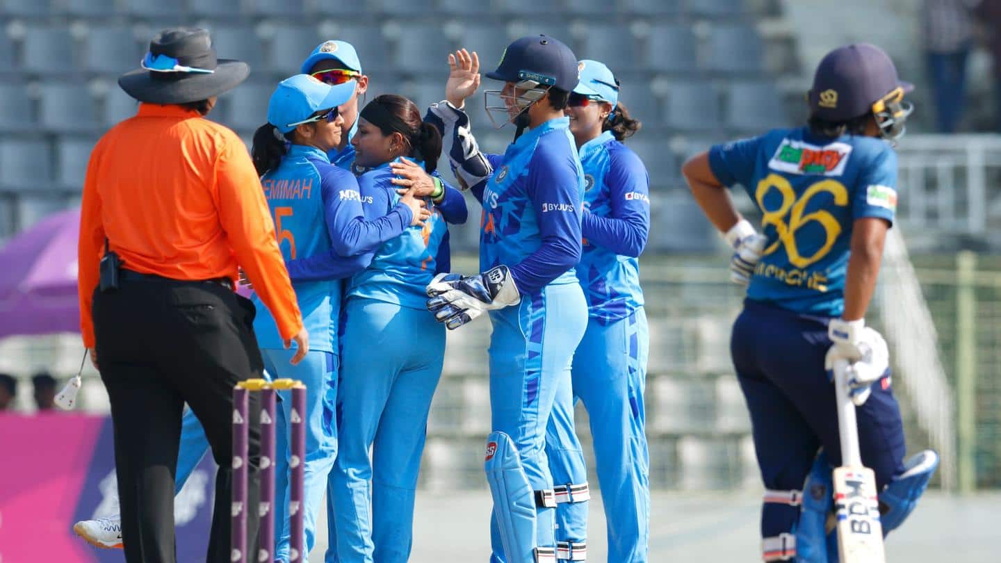 Women's Asia Cup T20 final: SL manage 65/9 versus India