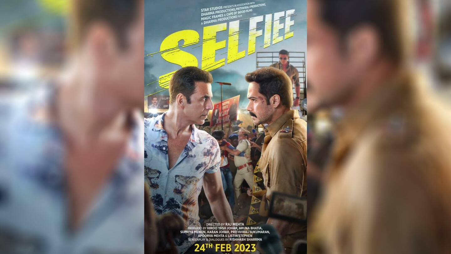 Akshay Kumar-Emraan Hashmi starrer 'Selfiee's first motion poster out