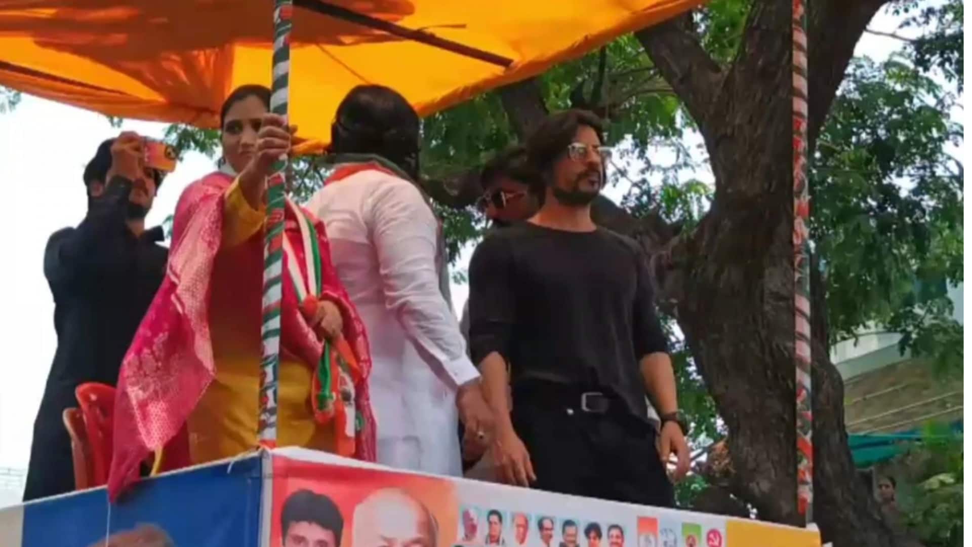 Shah Rukh-lookalike campaigns for Congress candidate, BJP calls it 'scam' 