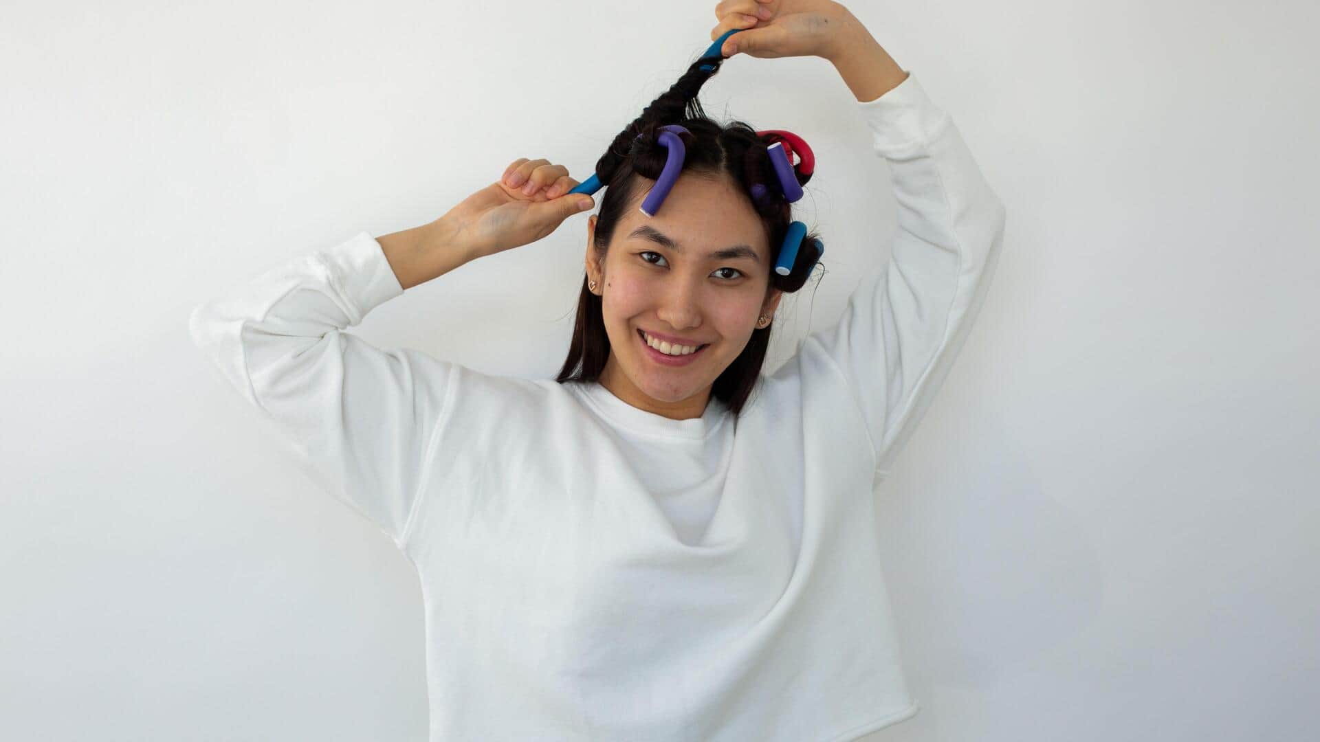 How to get heatless curls with socks