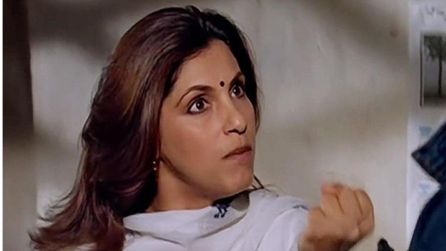 The movie marked the reunion of Kapadia and Patekar The movie marked the reunion of Kapadia and Patekar