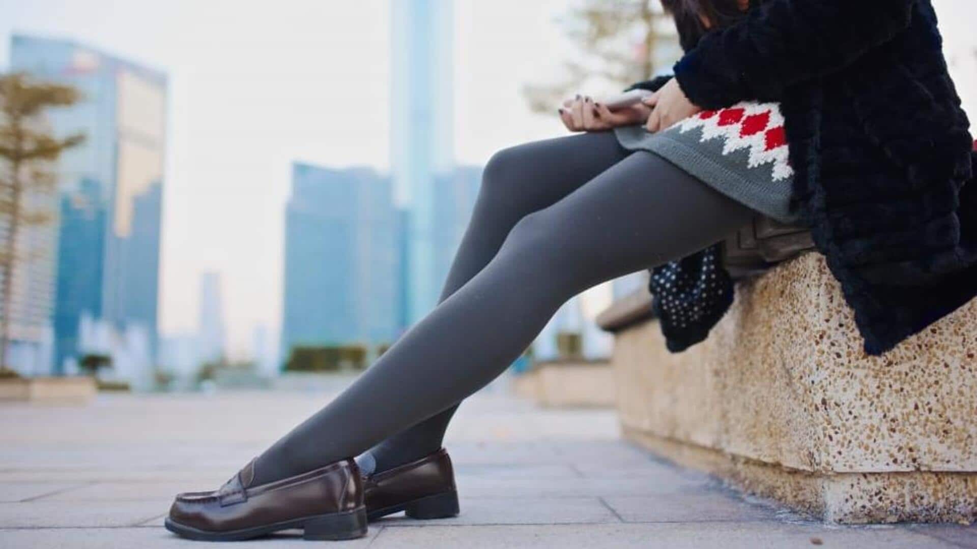 How to style tights this winter 