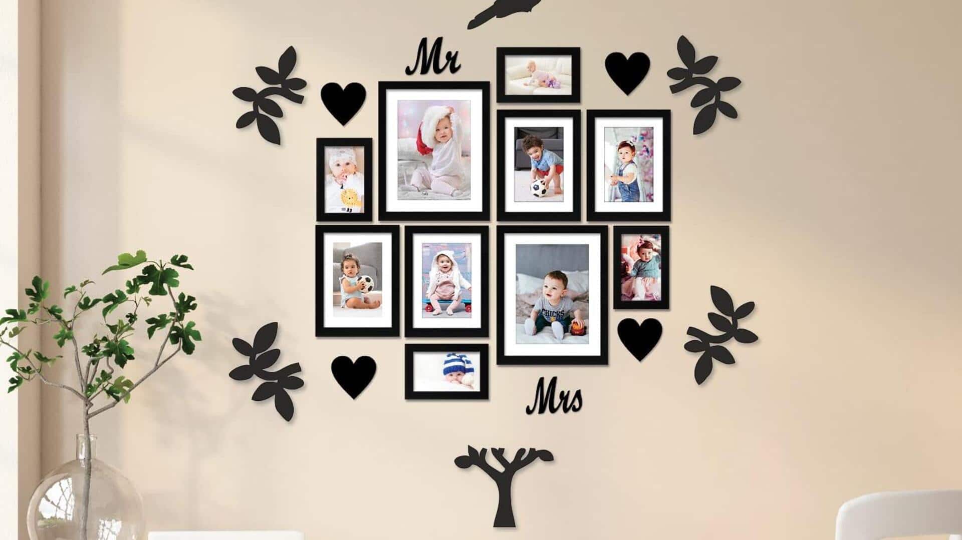 How to create stunning photo walls at home