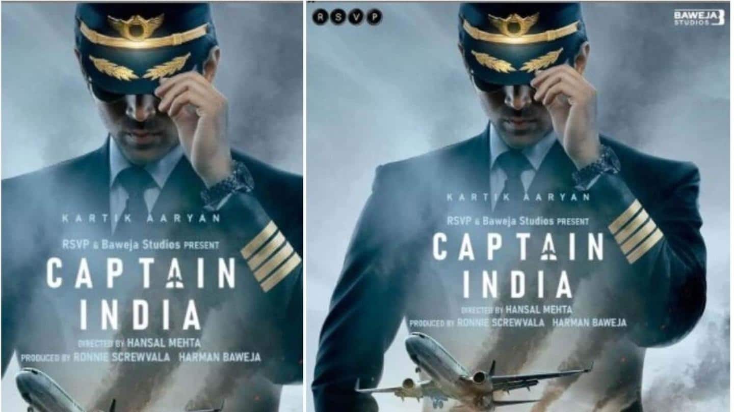Kartik Aaryan bags Hansal Mehta's 'Captain India,' first poster unveiled