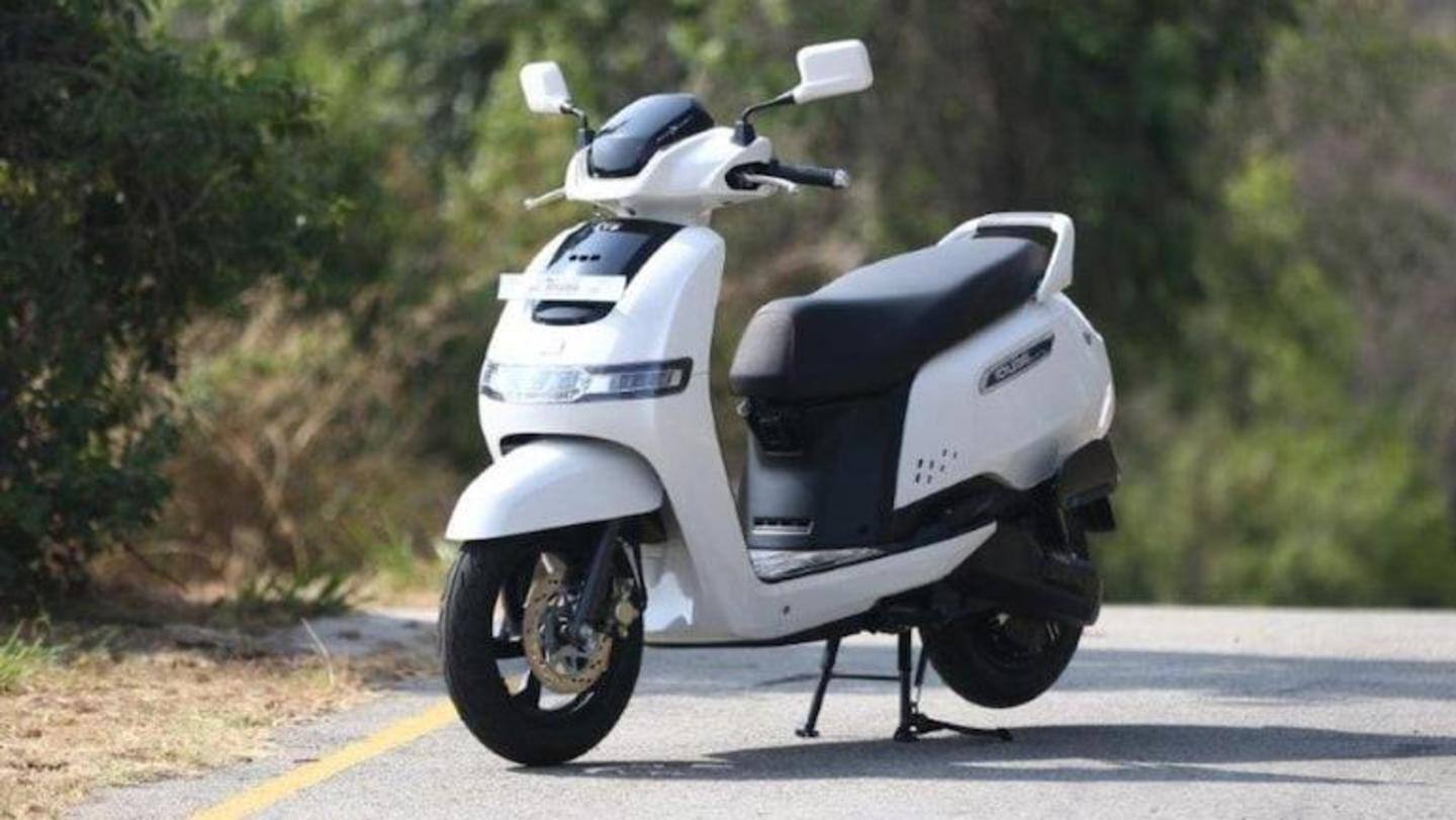 TVS iQube: Priced at Rs. 1 lakh TVS iQube: Priced at Rs. 1 lakh