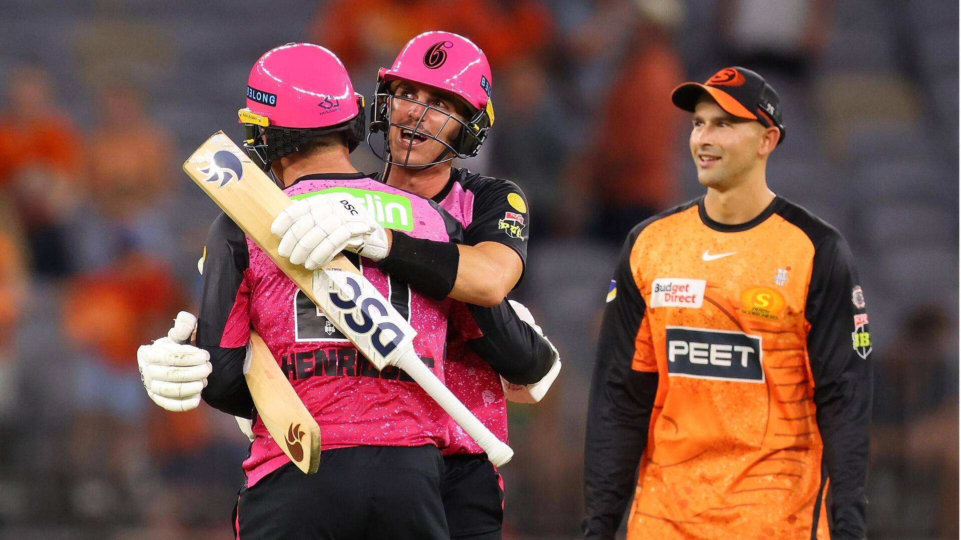 Sydney Sixers: Stats defining their road to BBL 2023-24 final