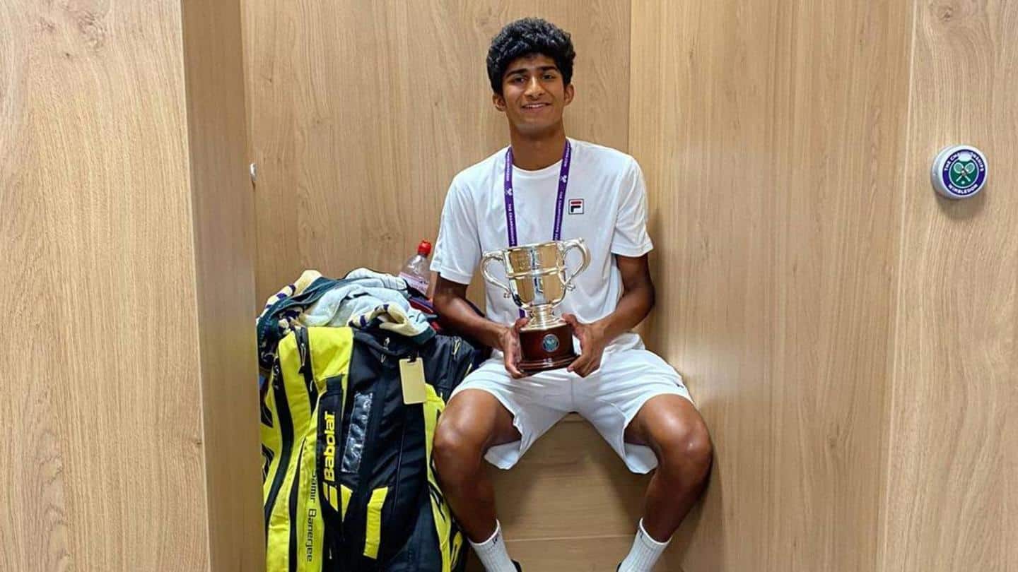 2021 Wimbledon: Indian-American Samir Banerjee wins boys' singles title