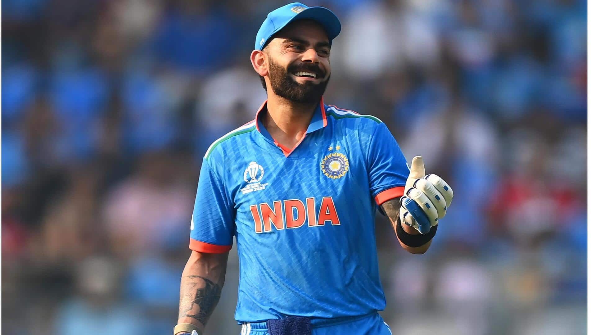 Virat Kohli becomes highest run-scorer in a World Cup edition