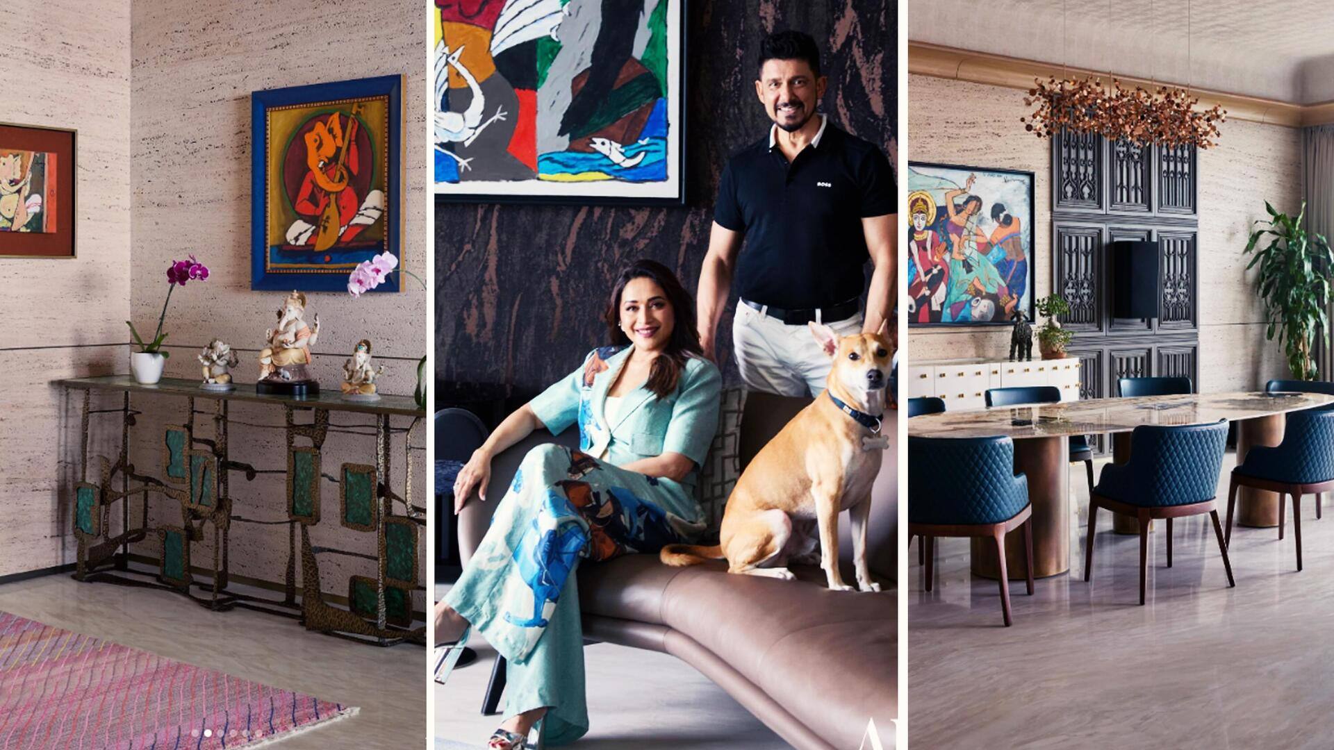 Watch: Madhuri's 53rd-floor sea-facing home is luxury at its finest! 