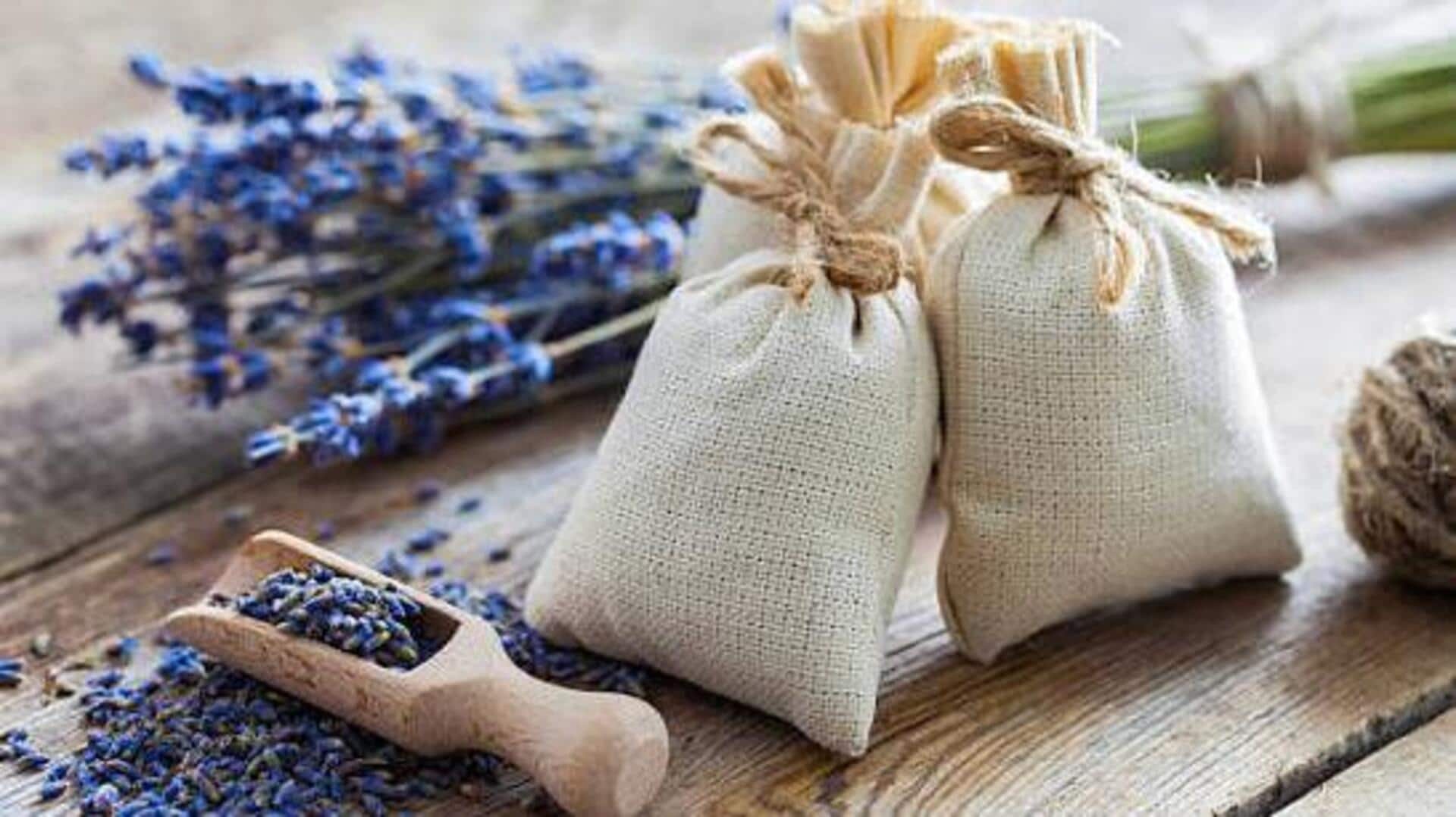 Give your wardrobe a fresh scent with DIY sachets 