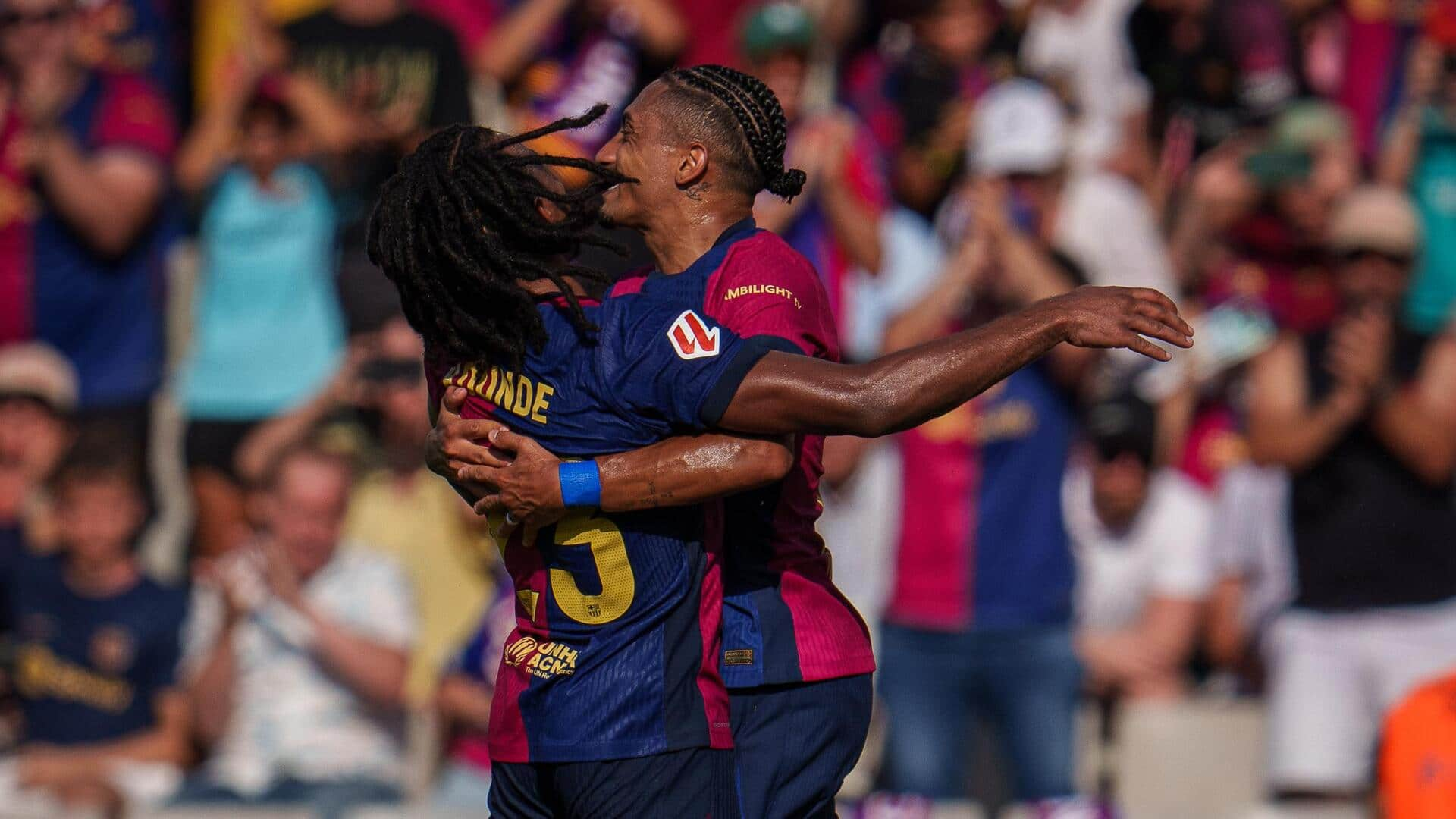 Raphinha smashes hat-trick as FC Barcelona thump Valladolid 7-0: Stats