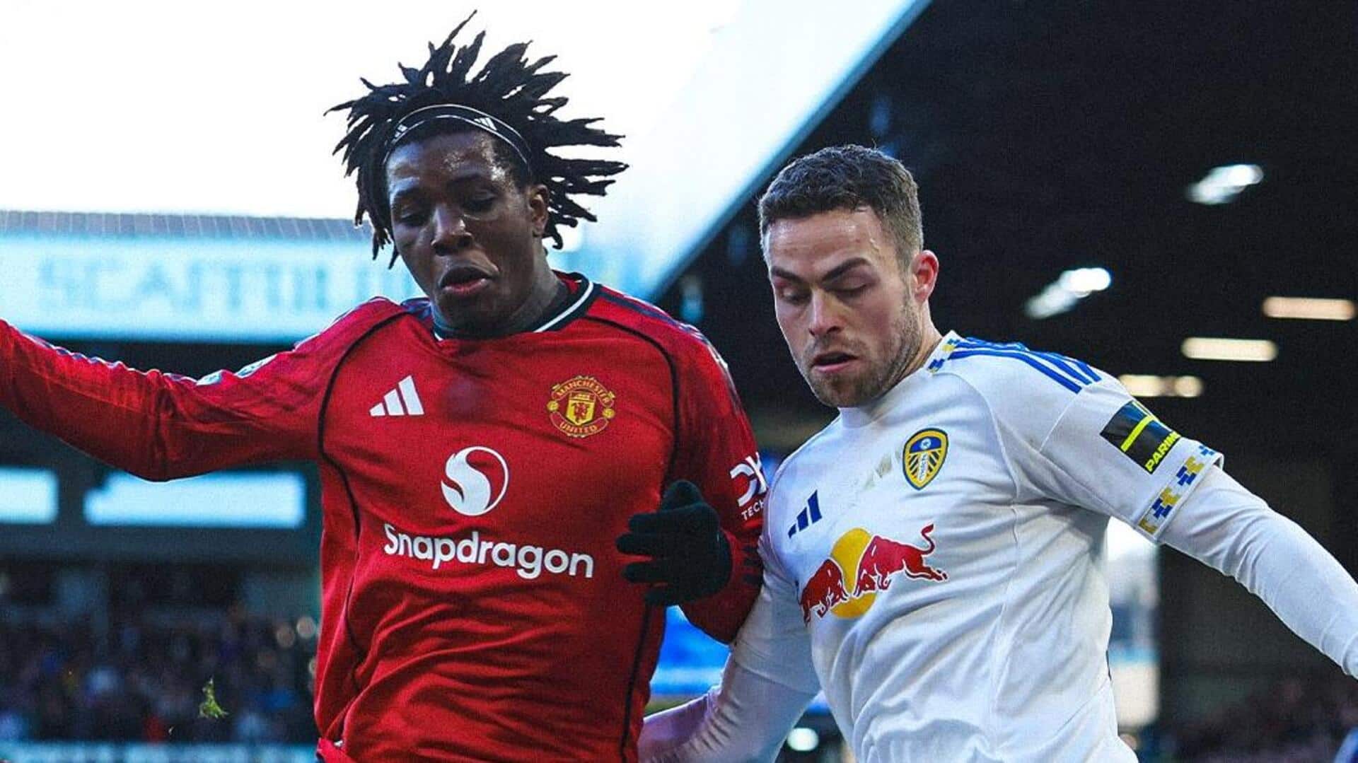 Leeds United and Manchester United play out 1-1 draw: Stats
