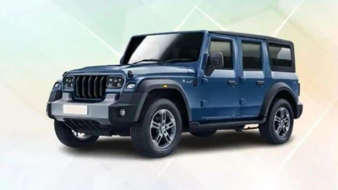 Interiors of Mahindra Thar's five-door variant spied: Check features
