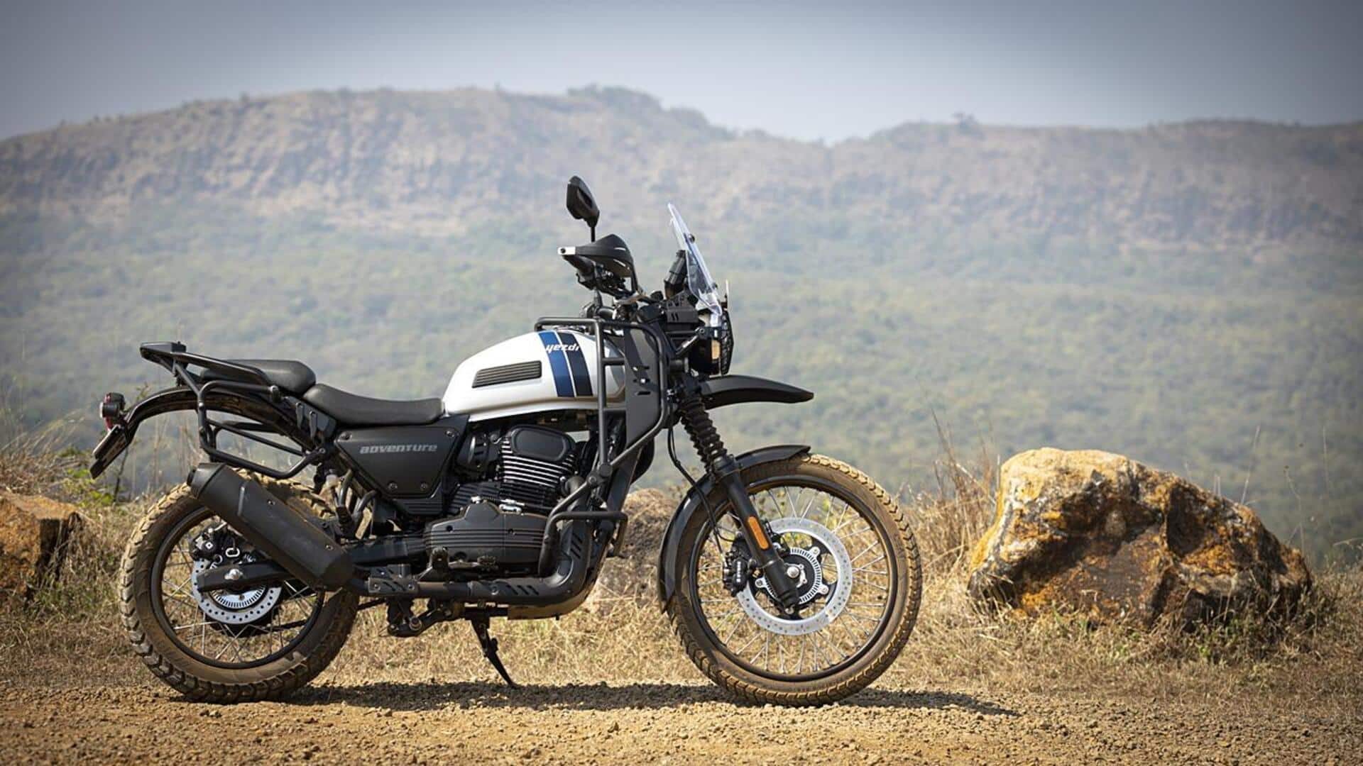 Yezdi Adventure 350 spied on test in India: Expected features