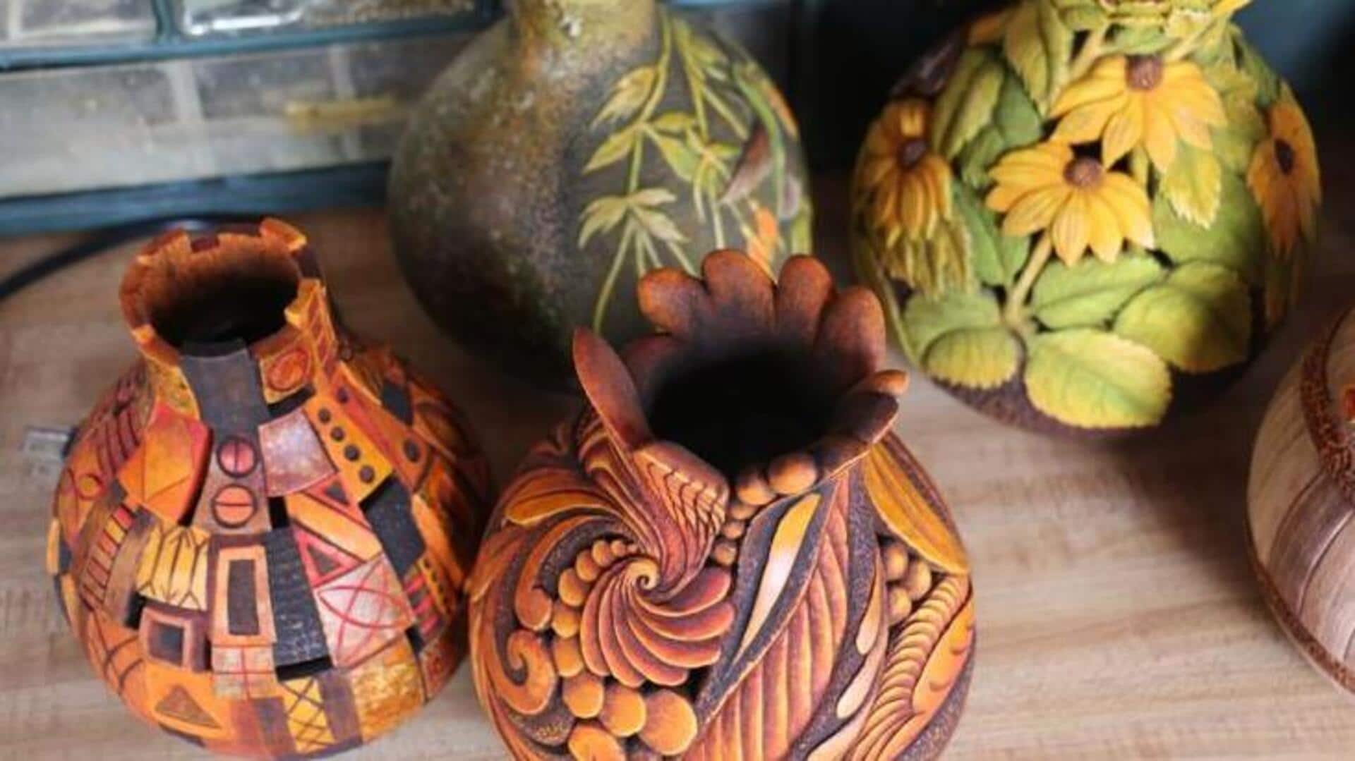Discover the art of gourd carving Discover the art of gourd carving