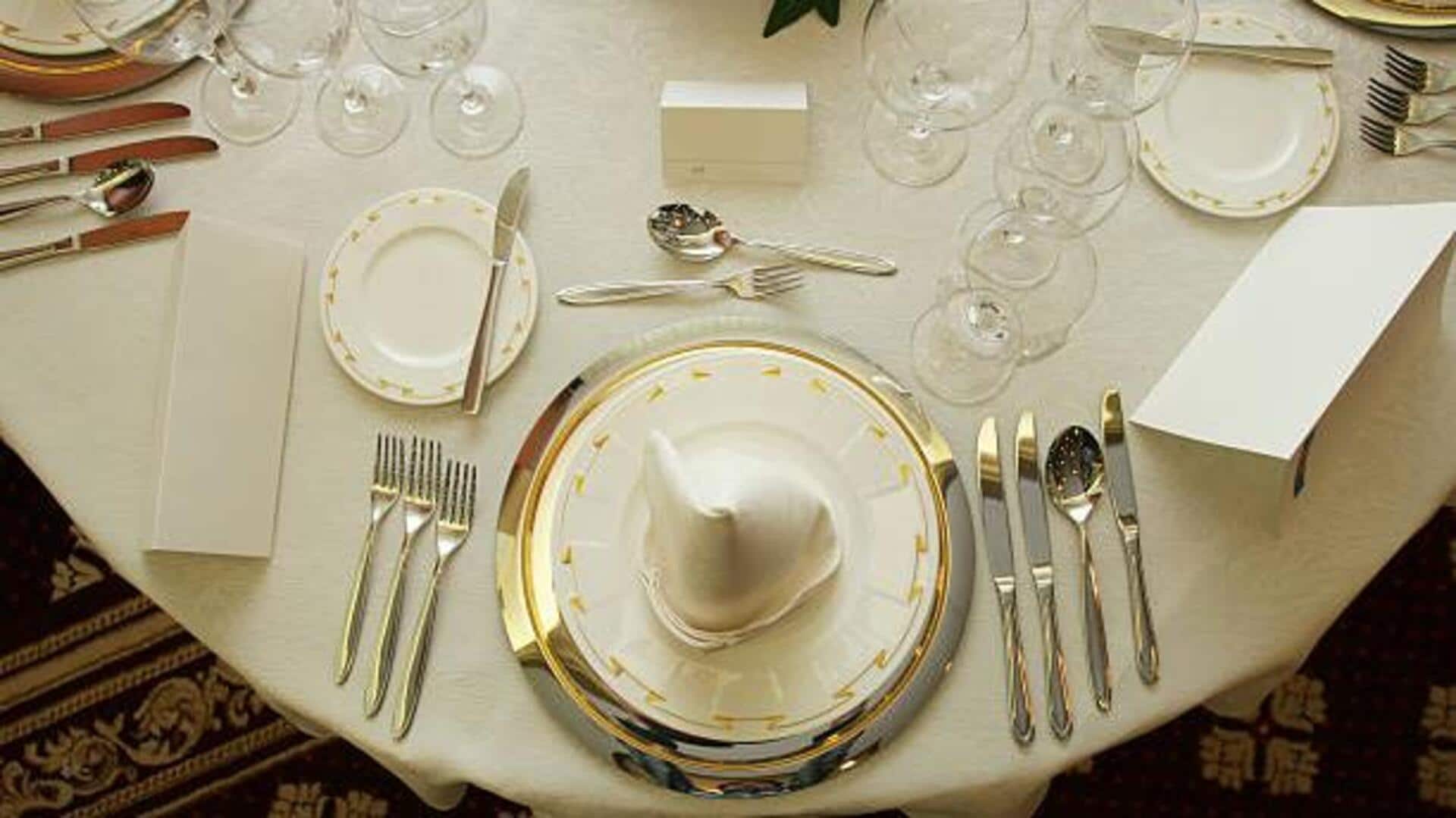 Dining etiquette 101: How to use cutlery properly