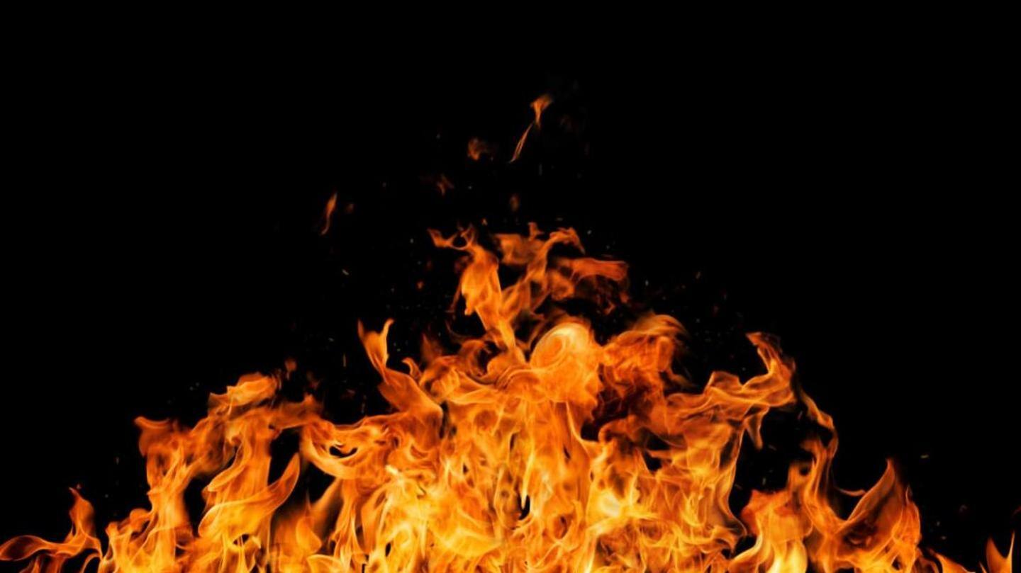 Accused set her on fire on July 8 Accused set her on fire on July 8