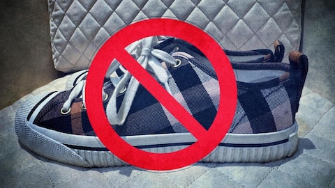 Chess player fined €100 for wearing Burberry sporty sneakers