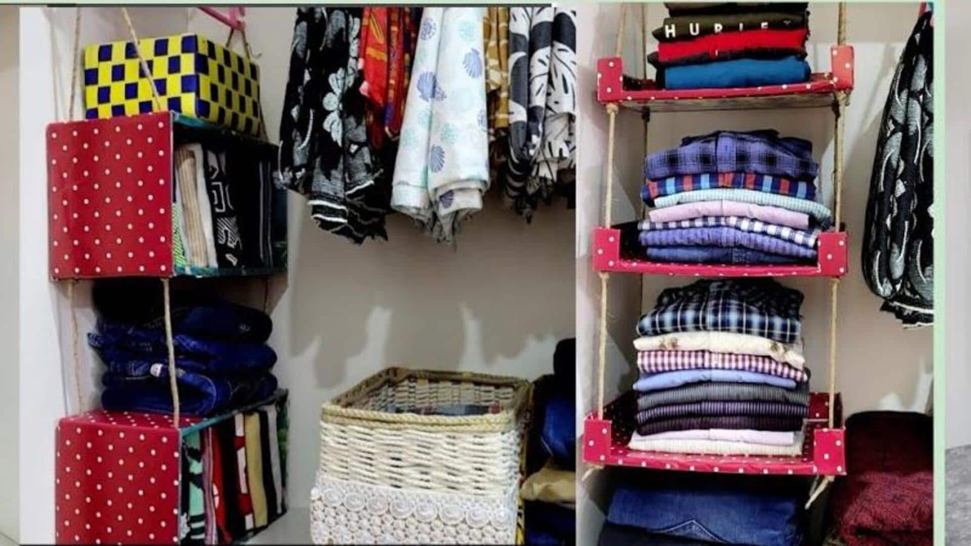 How to organize your wardrobe without spending a dime