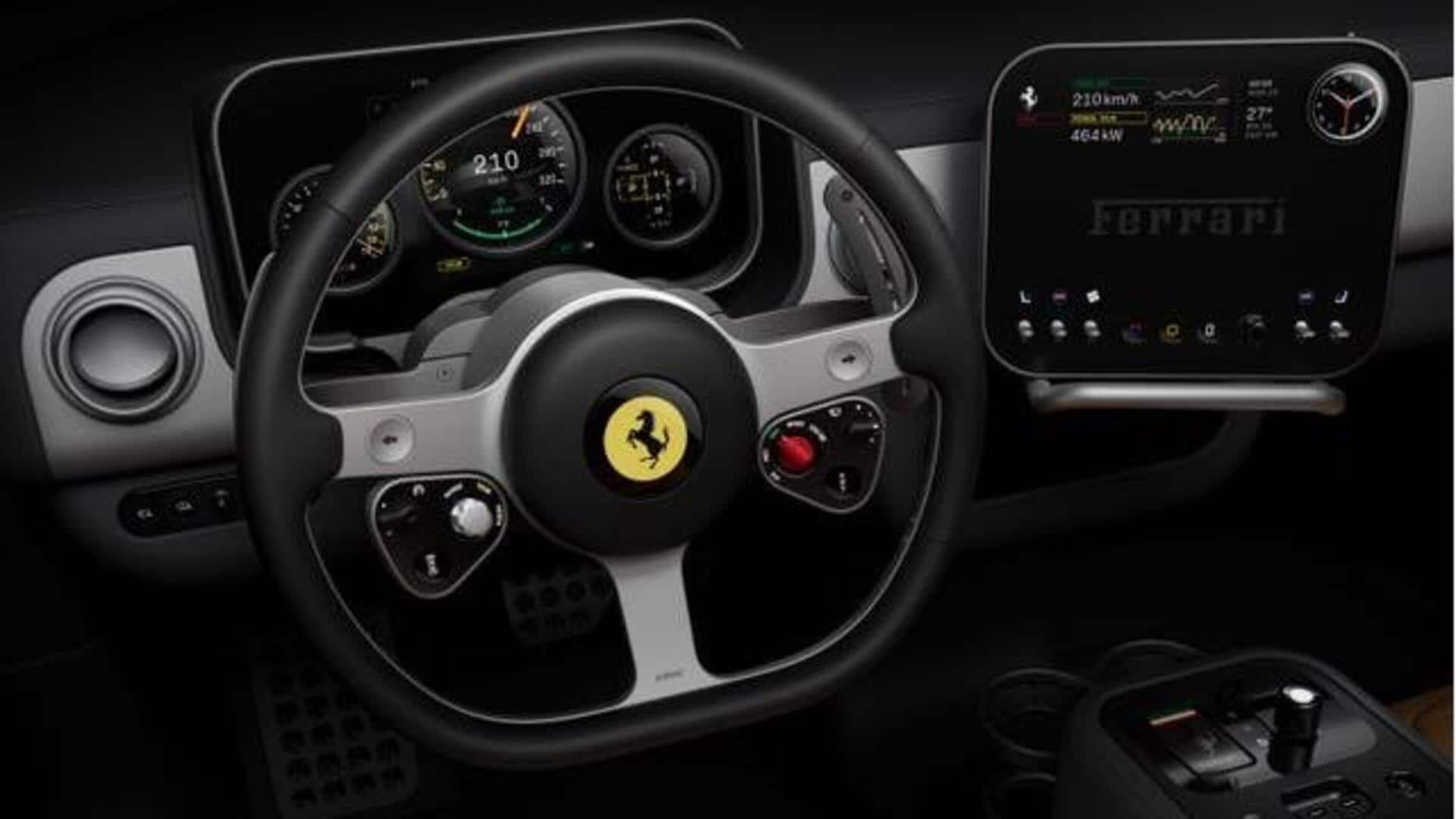 Ferrari unveils EV interior designed by Apple legend Jony Ive