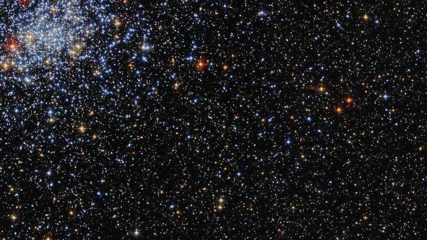 NASA's Hubble Telescope captures blue star cluster 150,000 light-years away
