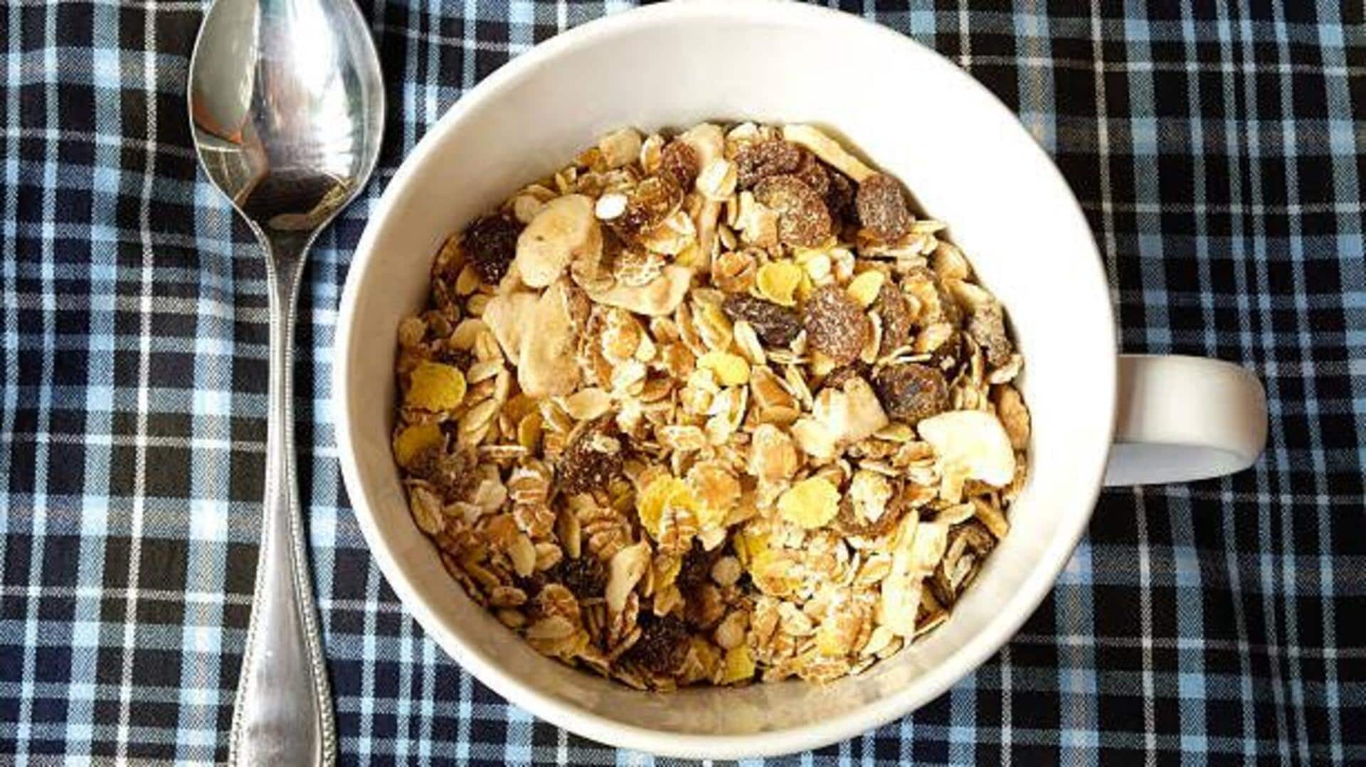 Bored of plain breakfast cereal? Try these tasty twists Bored of plain breakfast cereal? Try these tasty twists