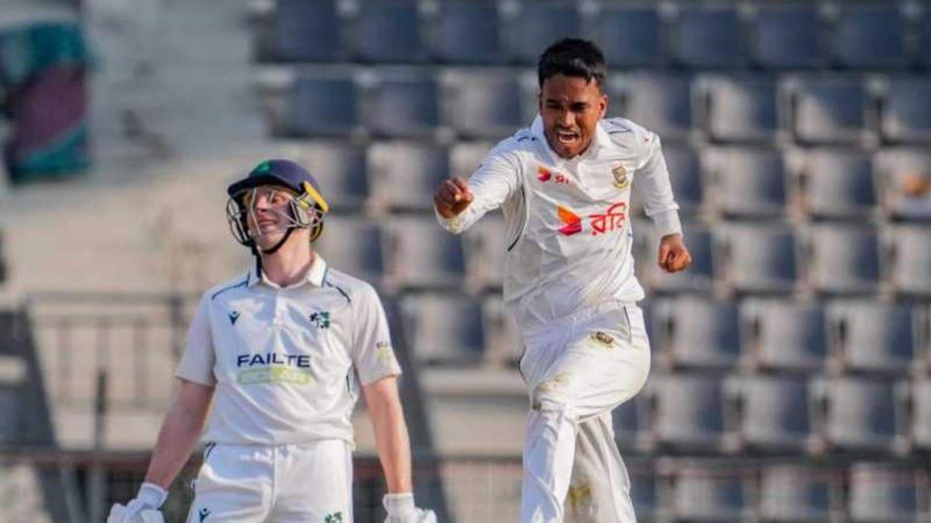 Bangladesh's Hasan Murad claims 12 wickets in debut Test series 
