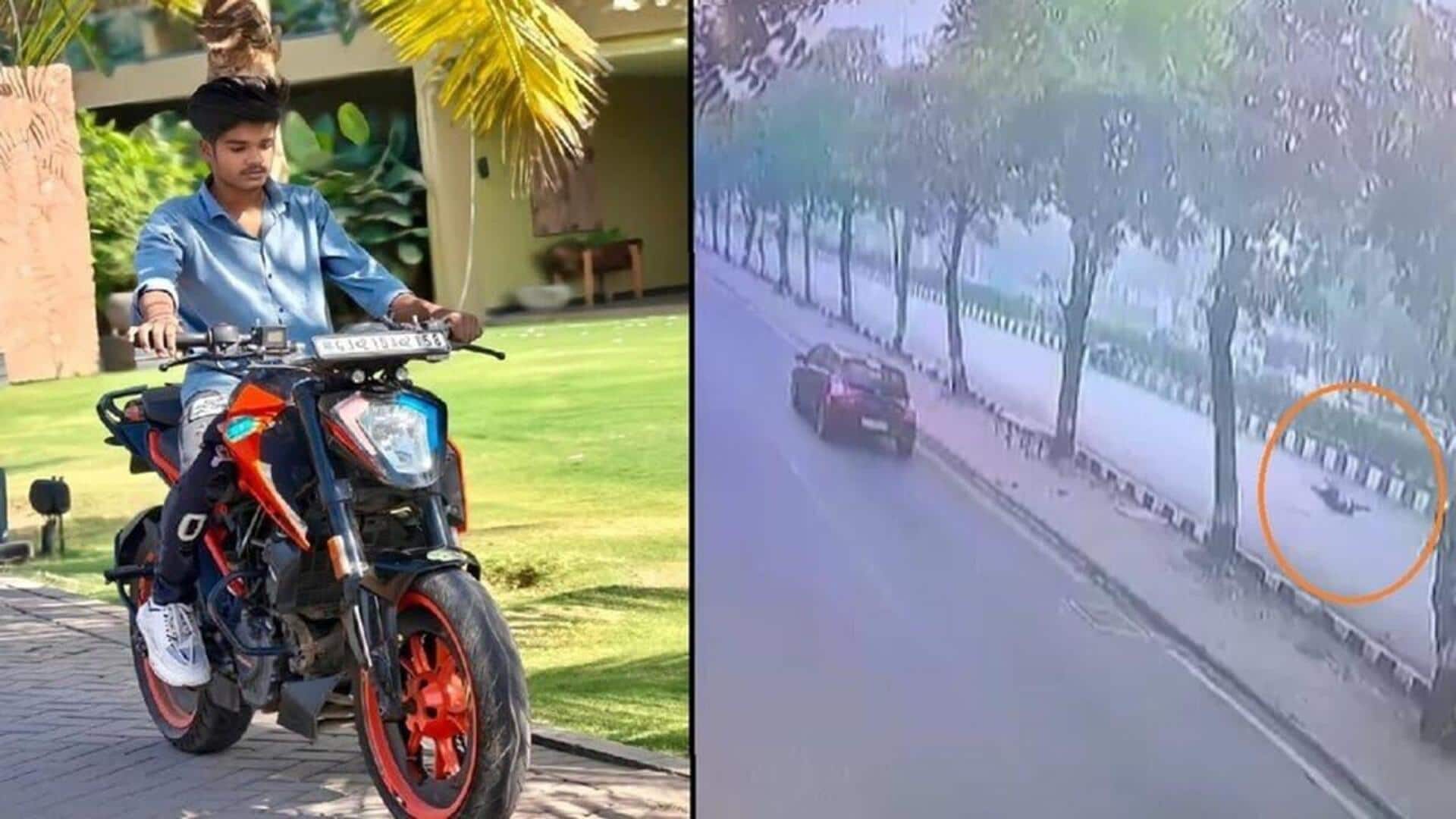 Gujarat vlogger decapitated while riding bike at 140kmph