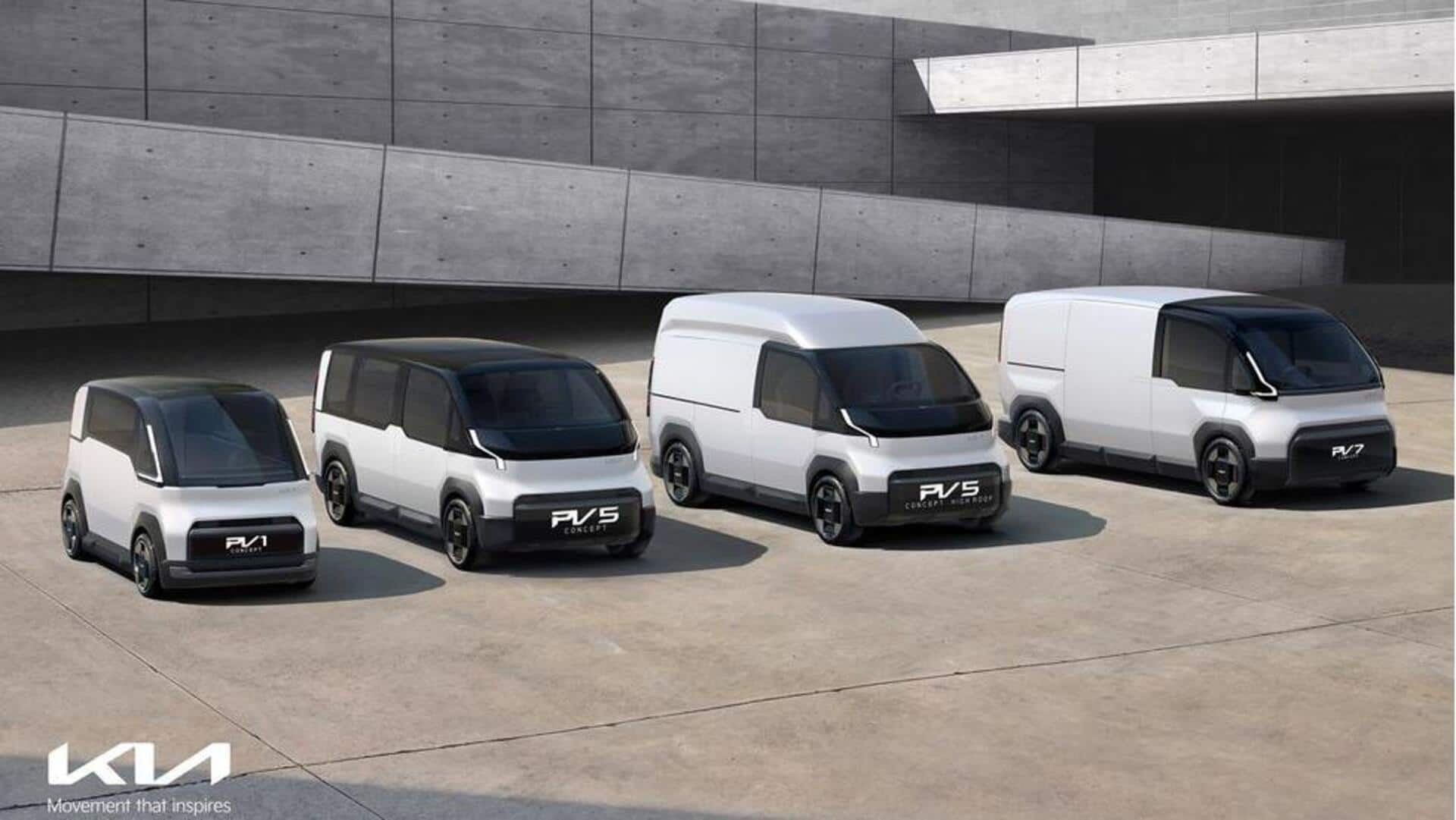 Kia's modular EV van lineup breaks cover at CES 2024