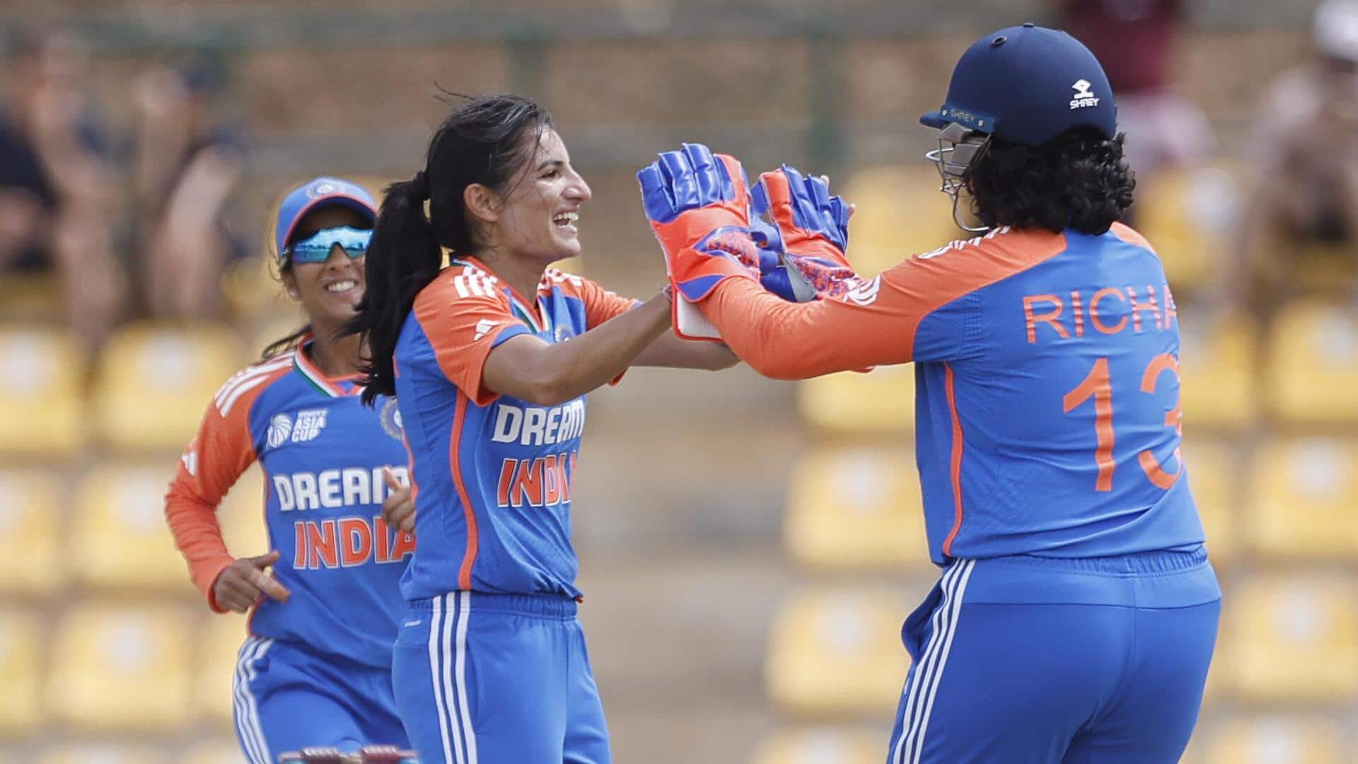 India demolish Bangladesh, qualify for Women's T20 Asia Cup final