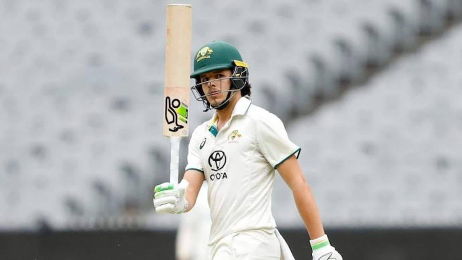 Sam Konstas wins Bradman Young Cricketer of the Year award