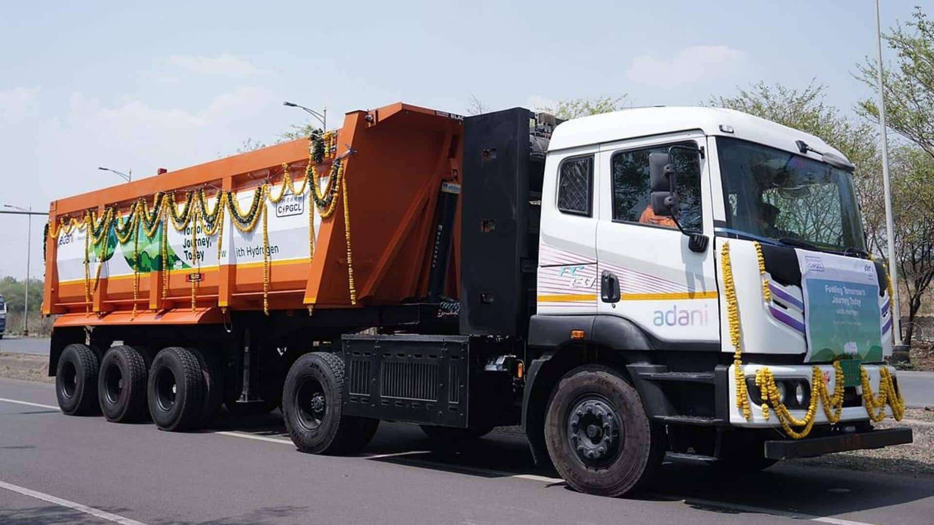Adani Group deploys India's 1st hydrogen-powered truck in Chhattisgarh Adani Group deploys India's 1st hydrogen-powered truck in Chhattisgarh