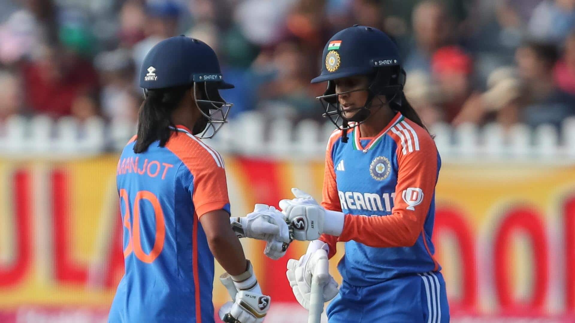 2nd WT20I: Jemimah Rodrigues, Amanjot Kaur slam fifties vs England