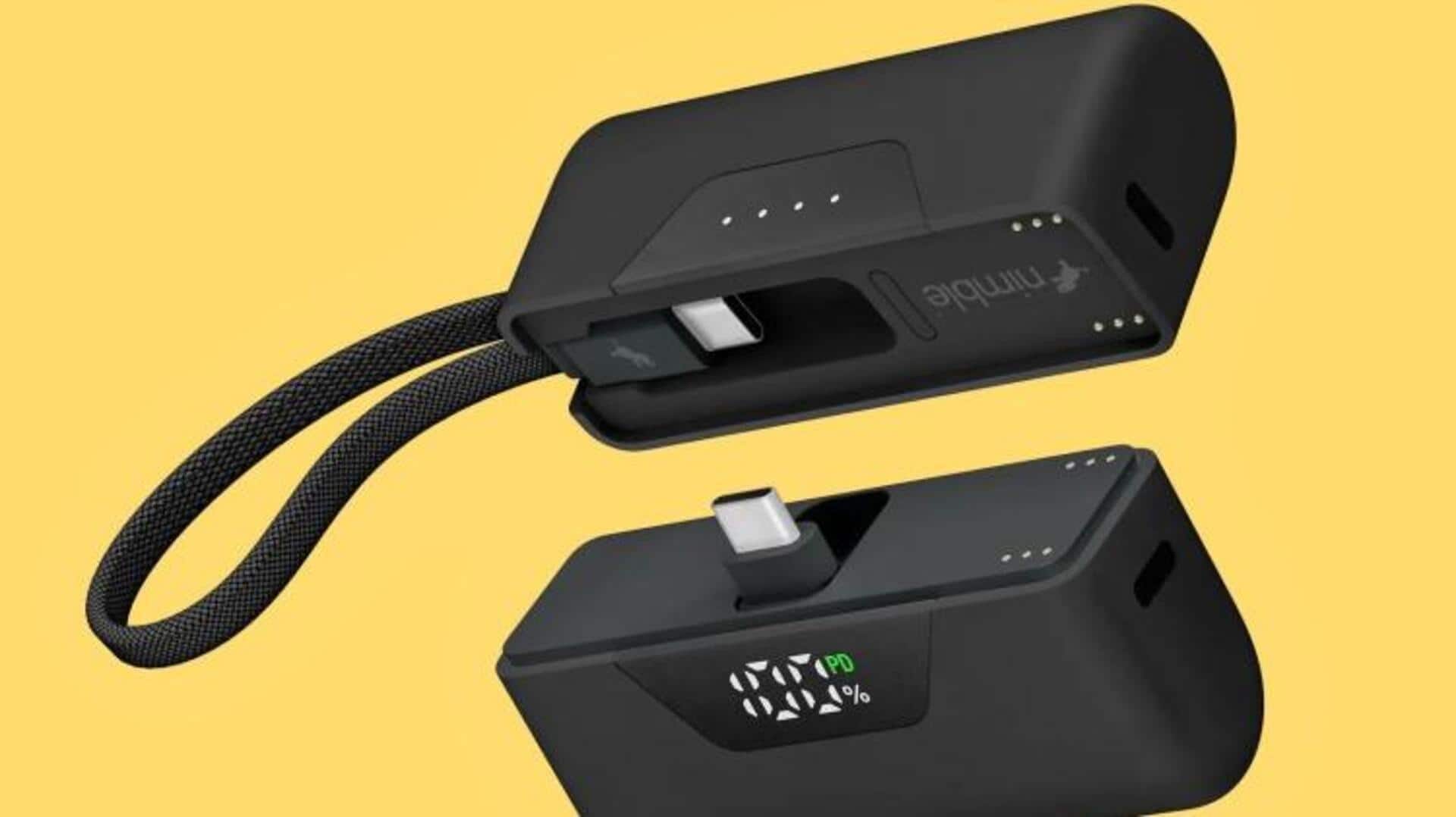 This 10,000mAh power bank can be split like a KitKat