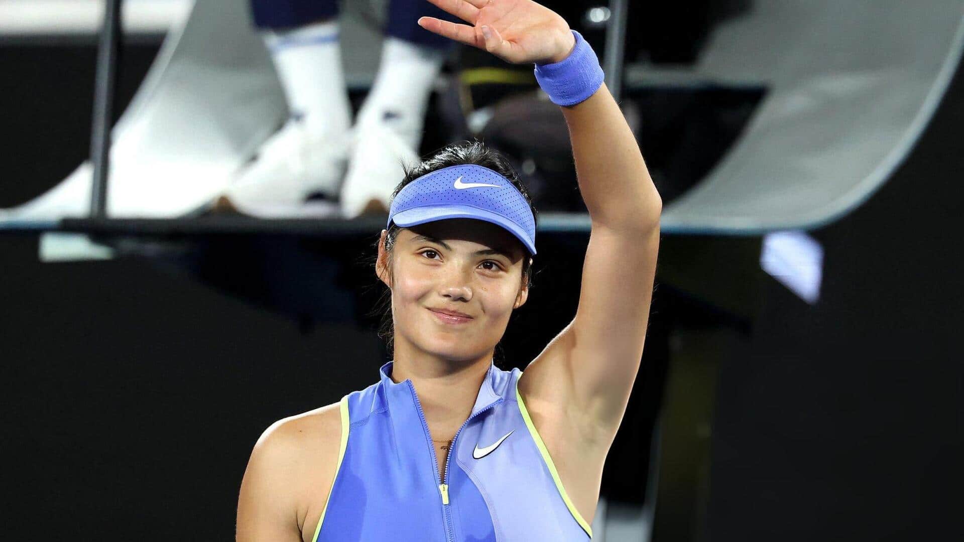 Emma Raducanu reaches 2nd round of 2026 Australian Open 