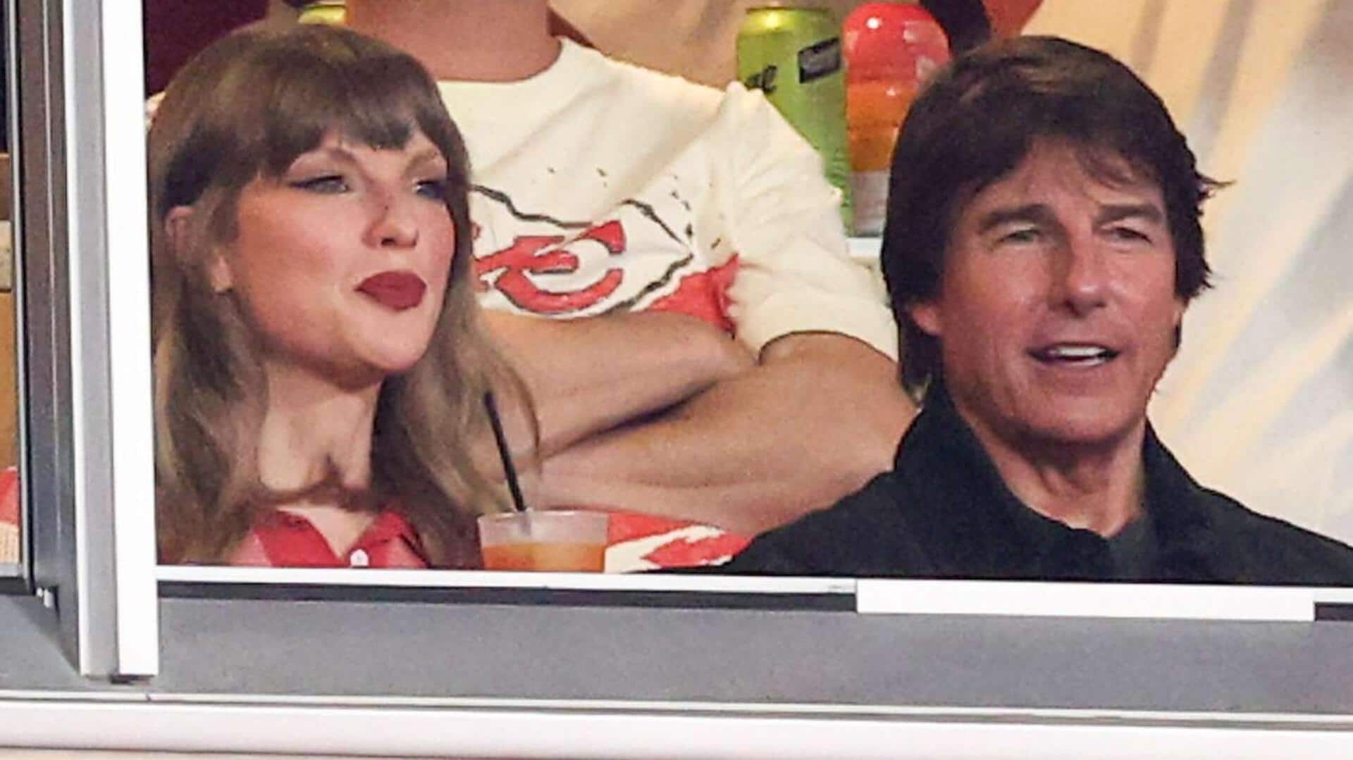 Tom Cruise reveals Taylor Swift 'schooled' him on football