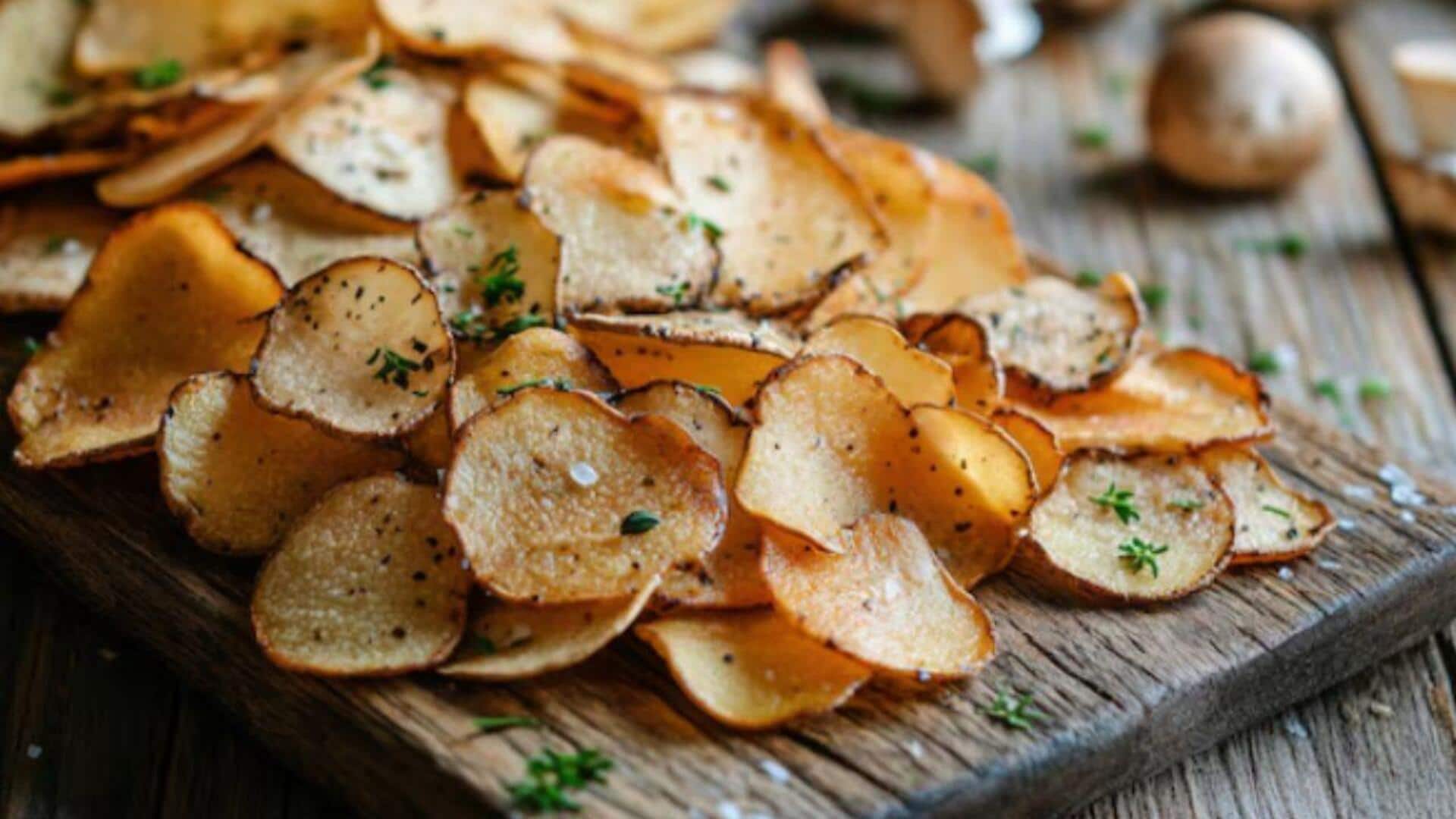 Upgrade your snack game with mushroom chips