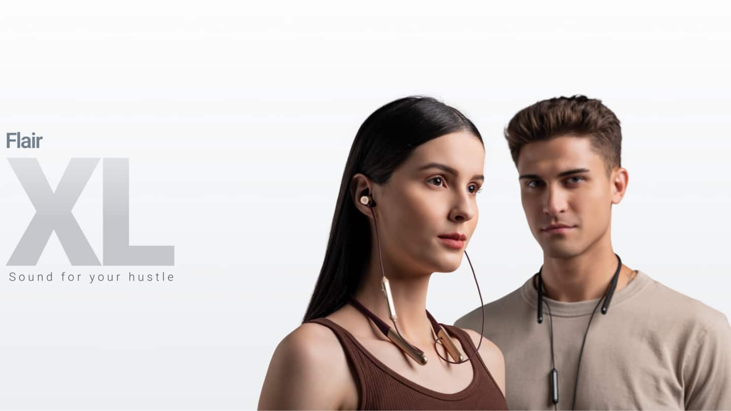 Noise Flair XL neckband launched with up to 80hrs playback