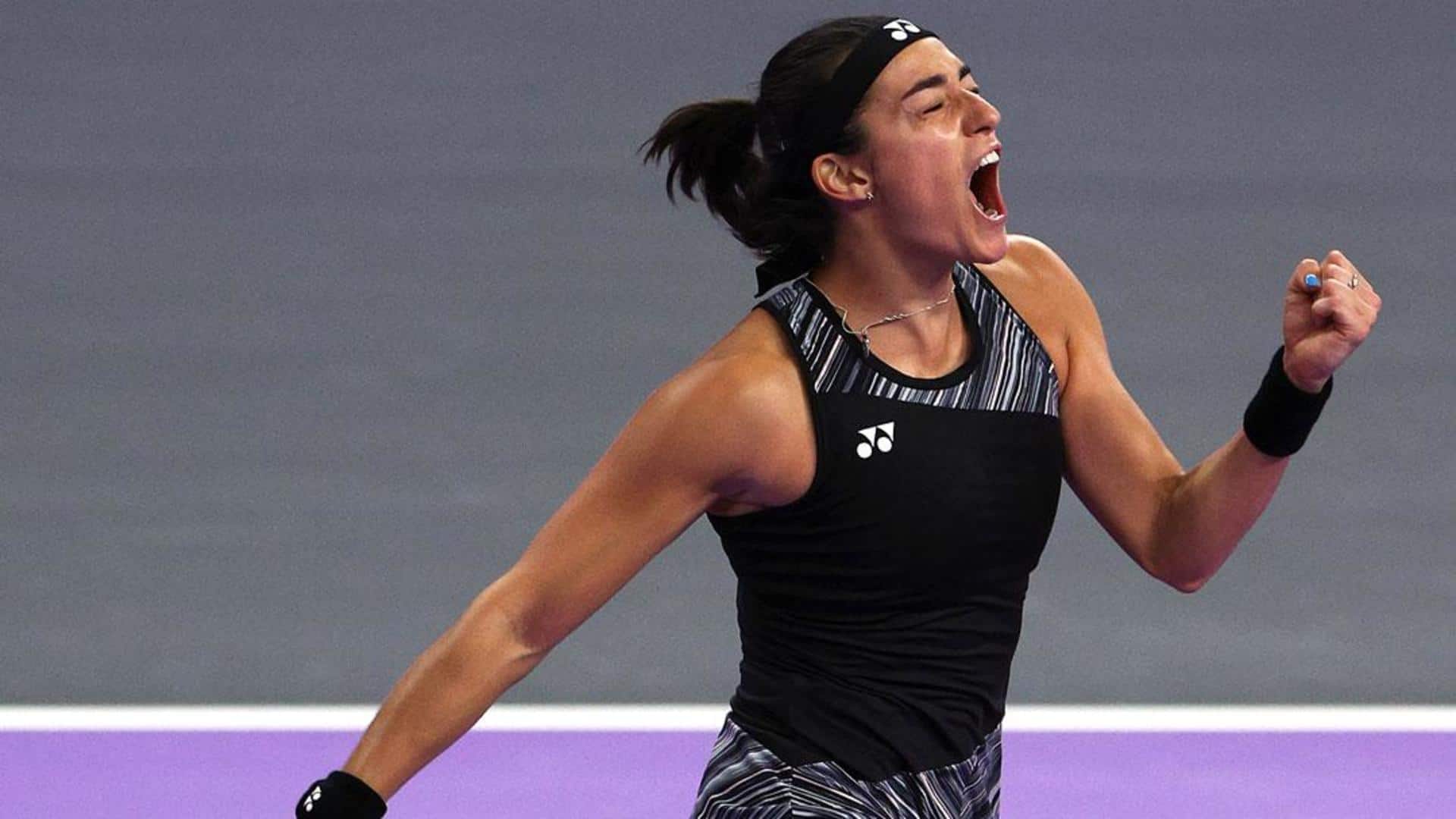 Caroline Garcia becomes second French player to win WTA Finals