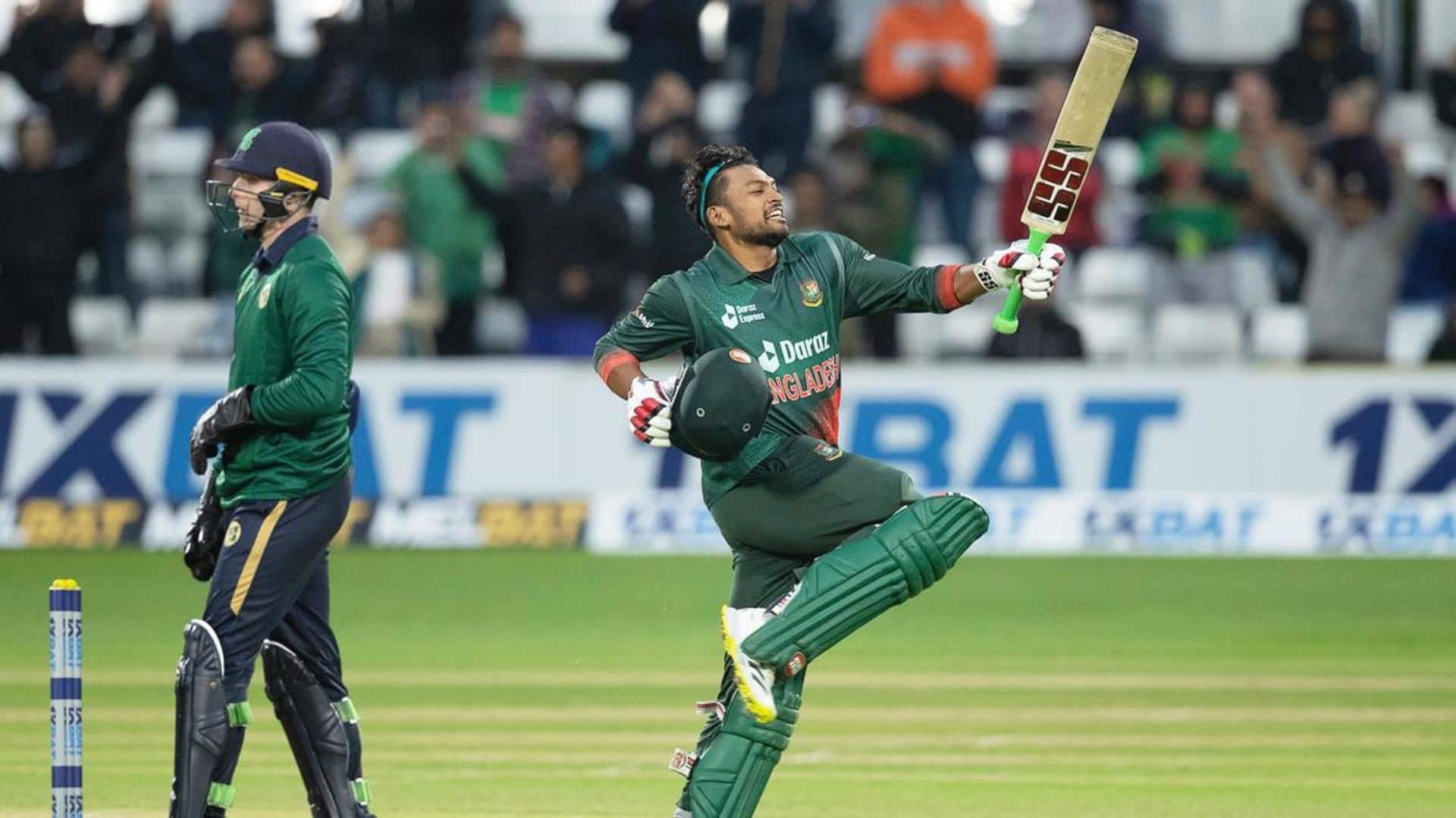 Bangladesh come from behind to beat Ireland in 2nd ODI