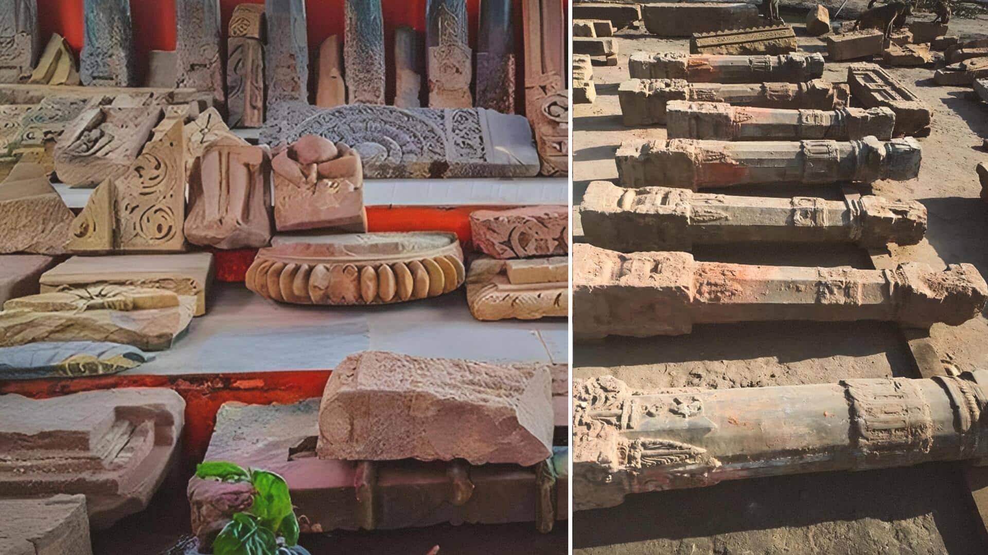 Ram Mandir: Remains of ancient temple, idols, and pillars found