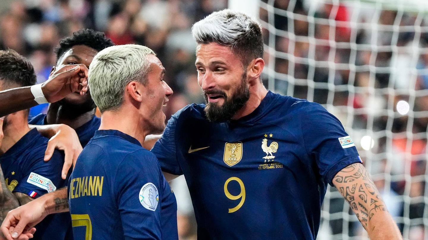UEFA Nations League: Olivier Giroud scripts this record for France