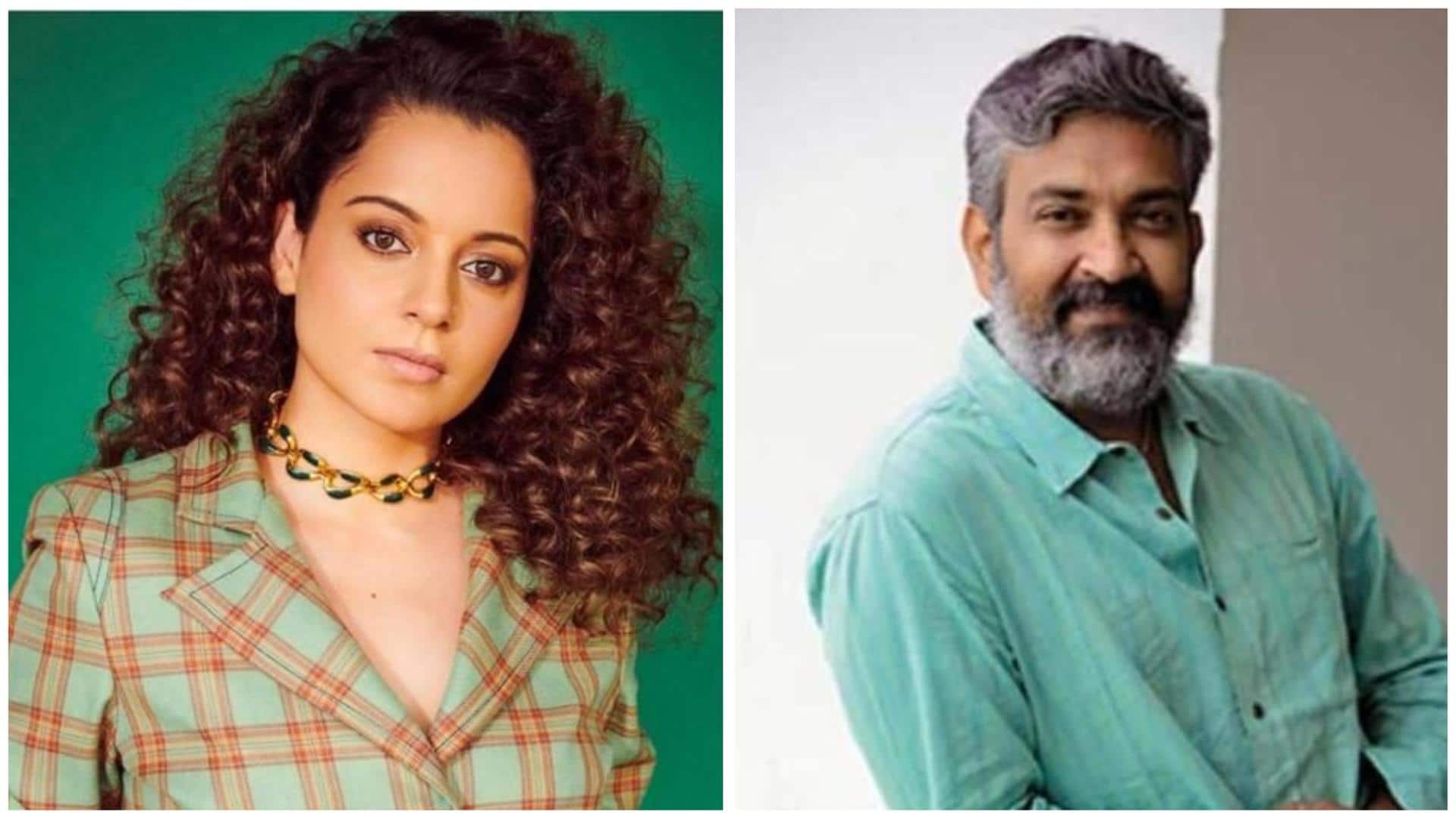 Kangana supports Rajamouli over religious views after 'right-wingers' slam filmmaker