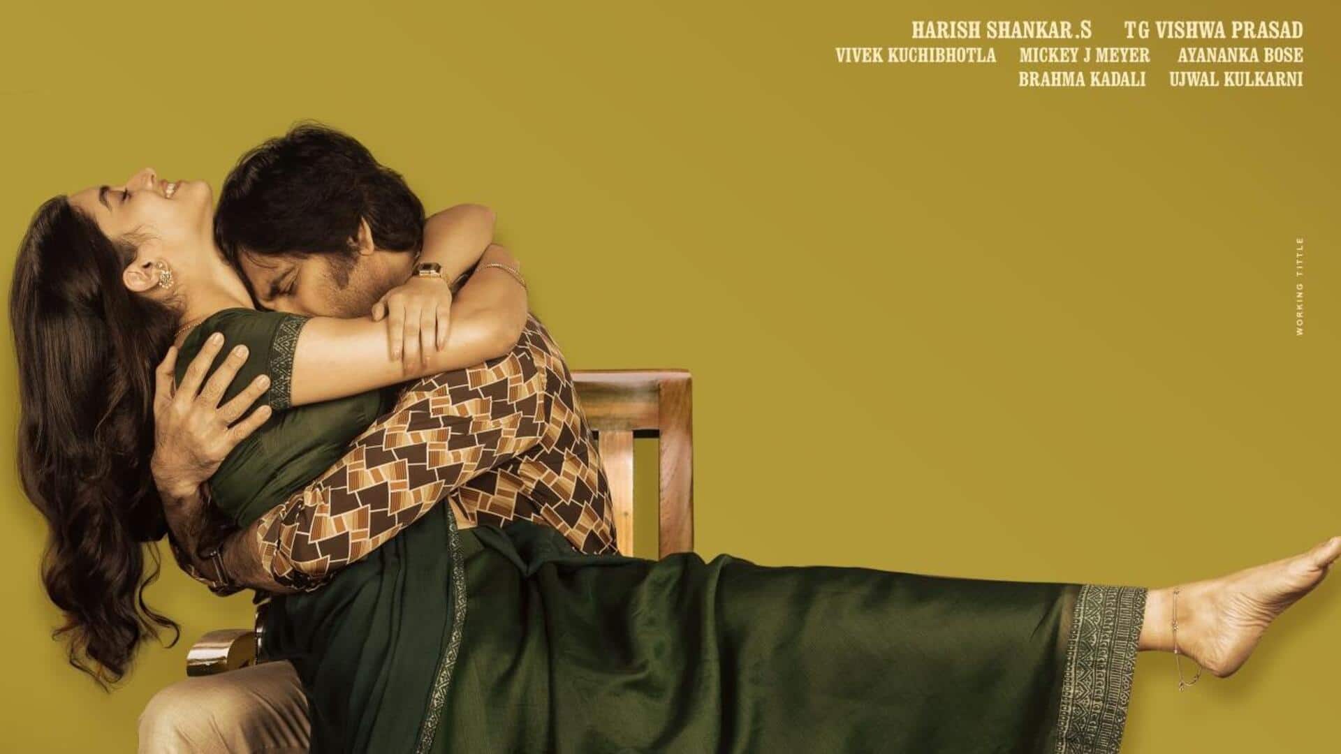 'Mr Bachchan': Ravi Teja drops steamy poster featuring Bhagyashri Borse
