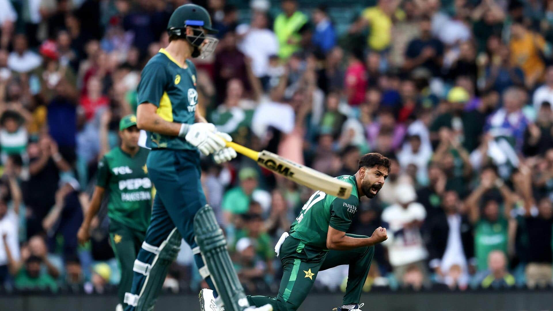 Haris Rauf rattles Australia with 4/23 in 2nd T20I: Stats