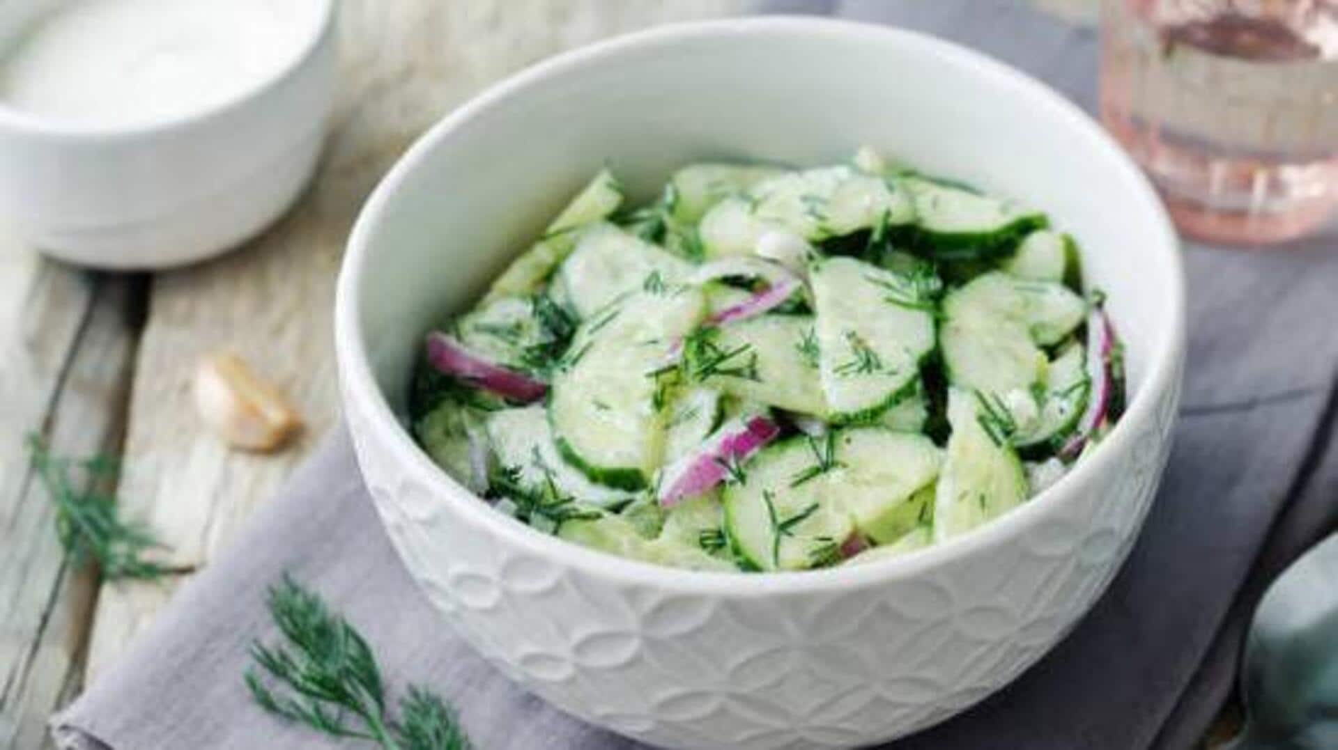 Cucumber + dill: Your new favorite salad combo
