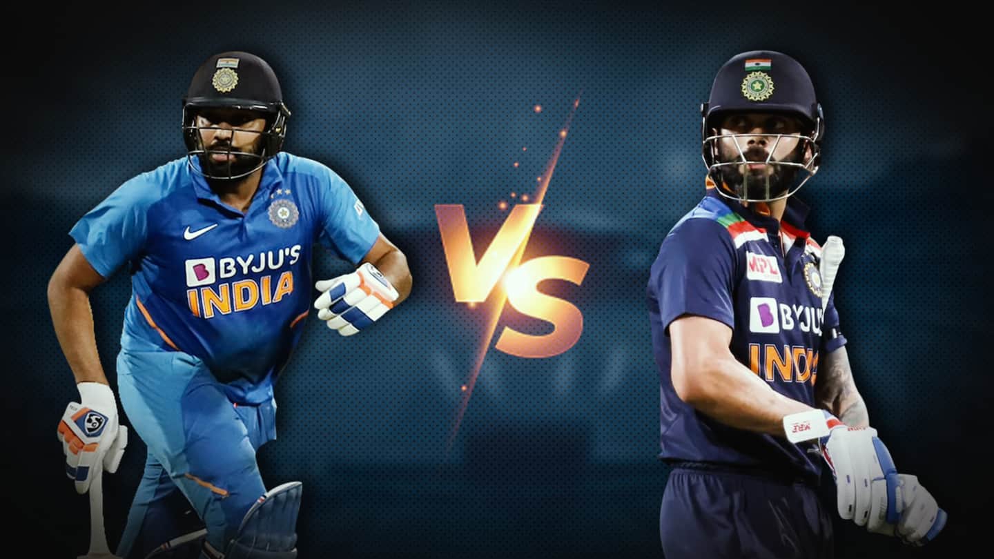 Virat Kohli vs Rohit Sharma: Statistical comparison in ODIs