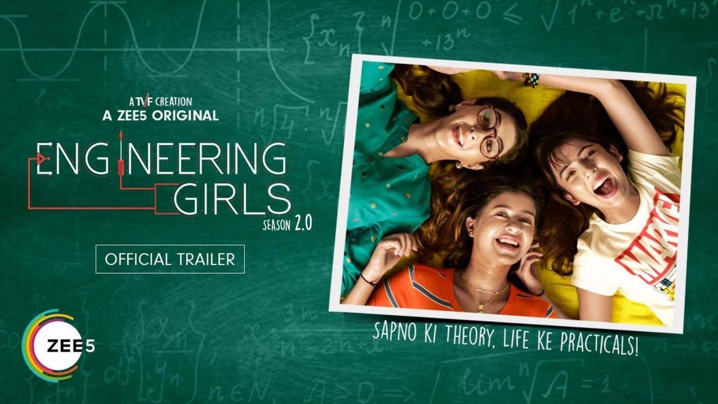 'Engineering Girls 2.0' to premiere on August 27 on ZEE5 'Engineering Girls 2.0' to premiere on August 27 on ZEE5