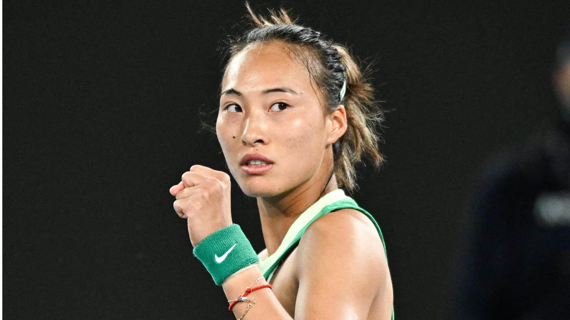 Zheng Qinwen reaches her maiden Australian Open quarter-final: Key stats