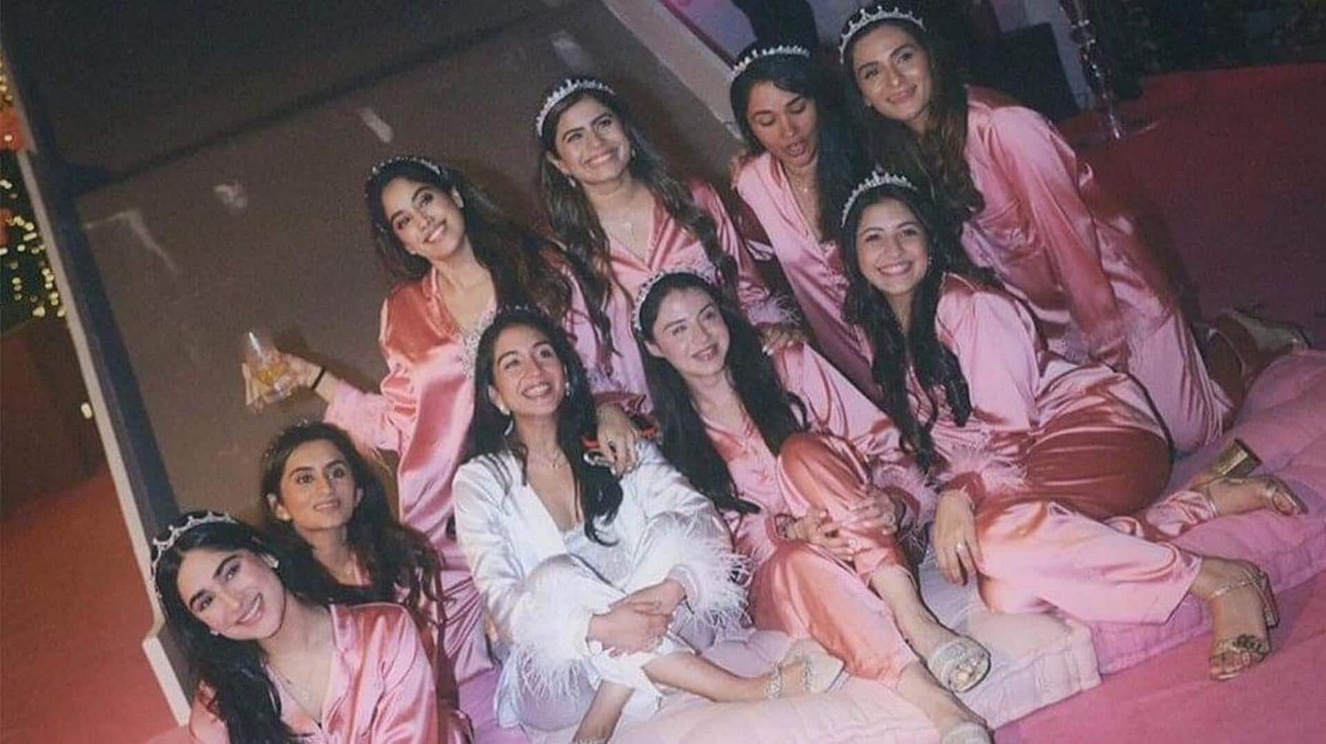 Did Shikhar Pahariya gatecrash Radhika's bridal shower? Janhvi Kapoor explains